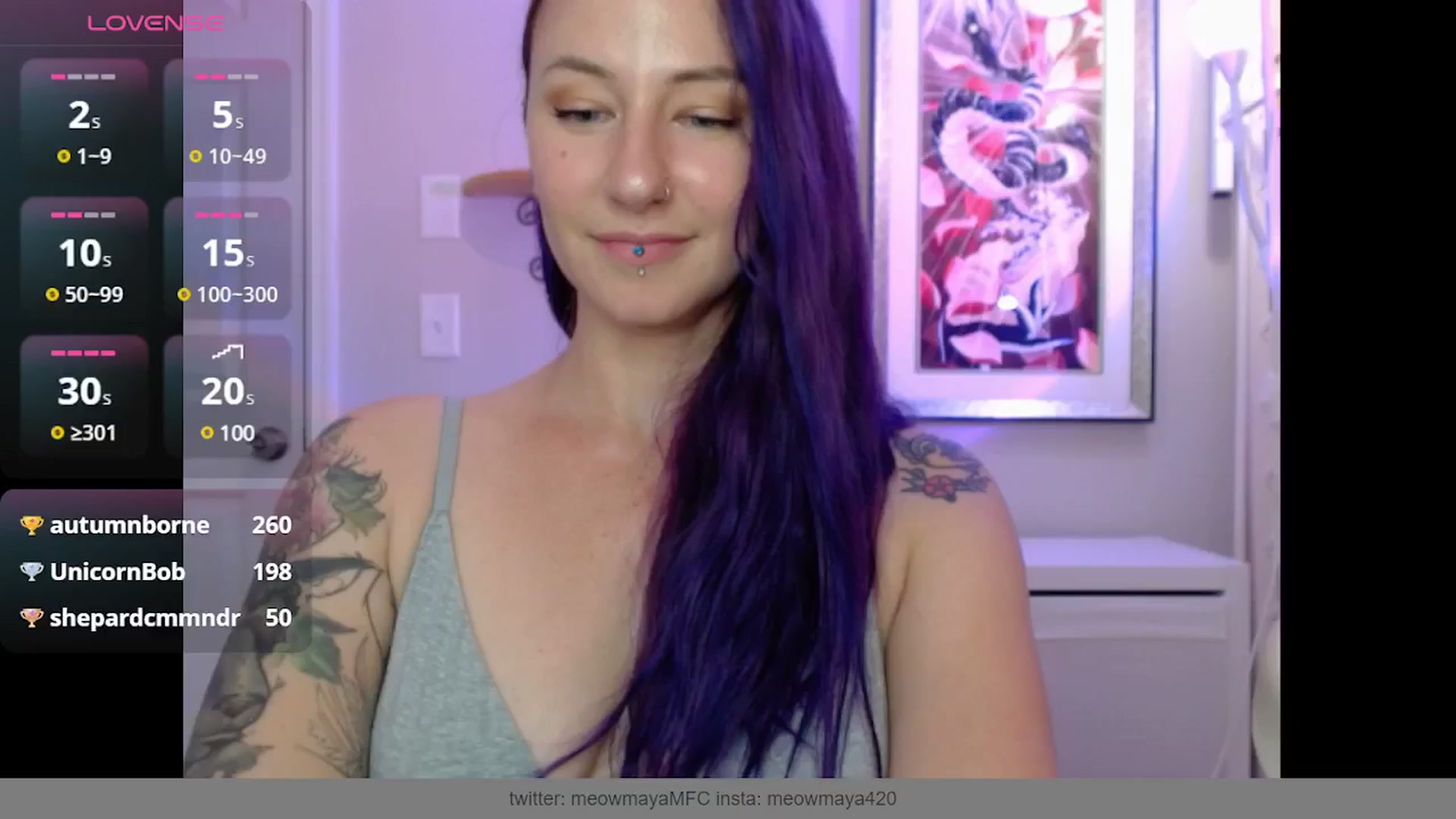 Gallery image thumbnail from MeowMaya's myfreecams stream on, 10/21/2024, 18:49 image 9 of 20