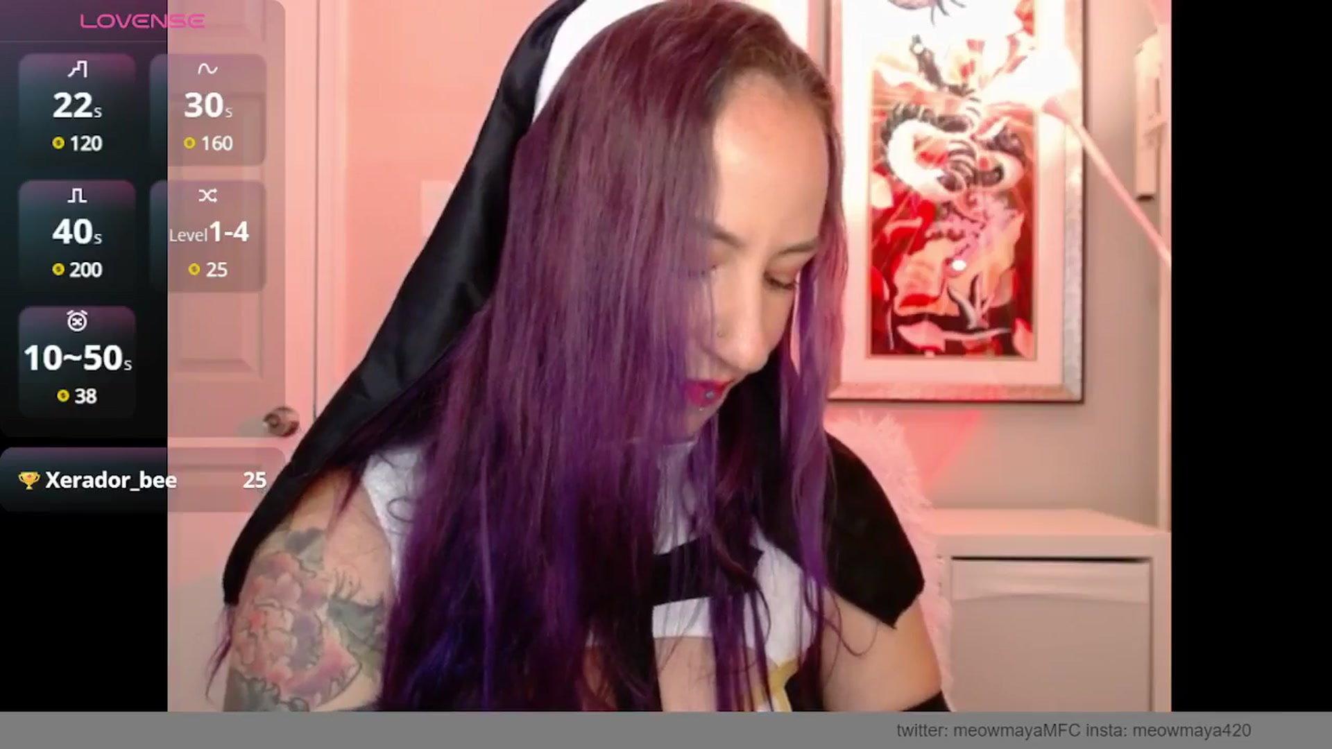 Gallery image thumbnail from MeowMaya's myfreecams stream on, 10/28/2024, 17:16 image 11 of 20