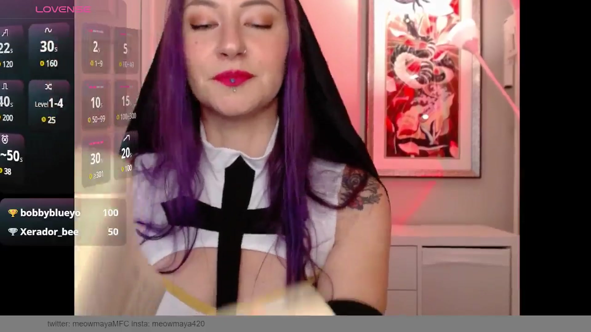 Gallery image thumbnail from MeowMaya's myfreecams stream on, 10/28/2024, 17:16 image 20 of 20
