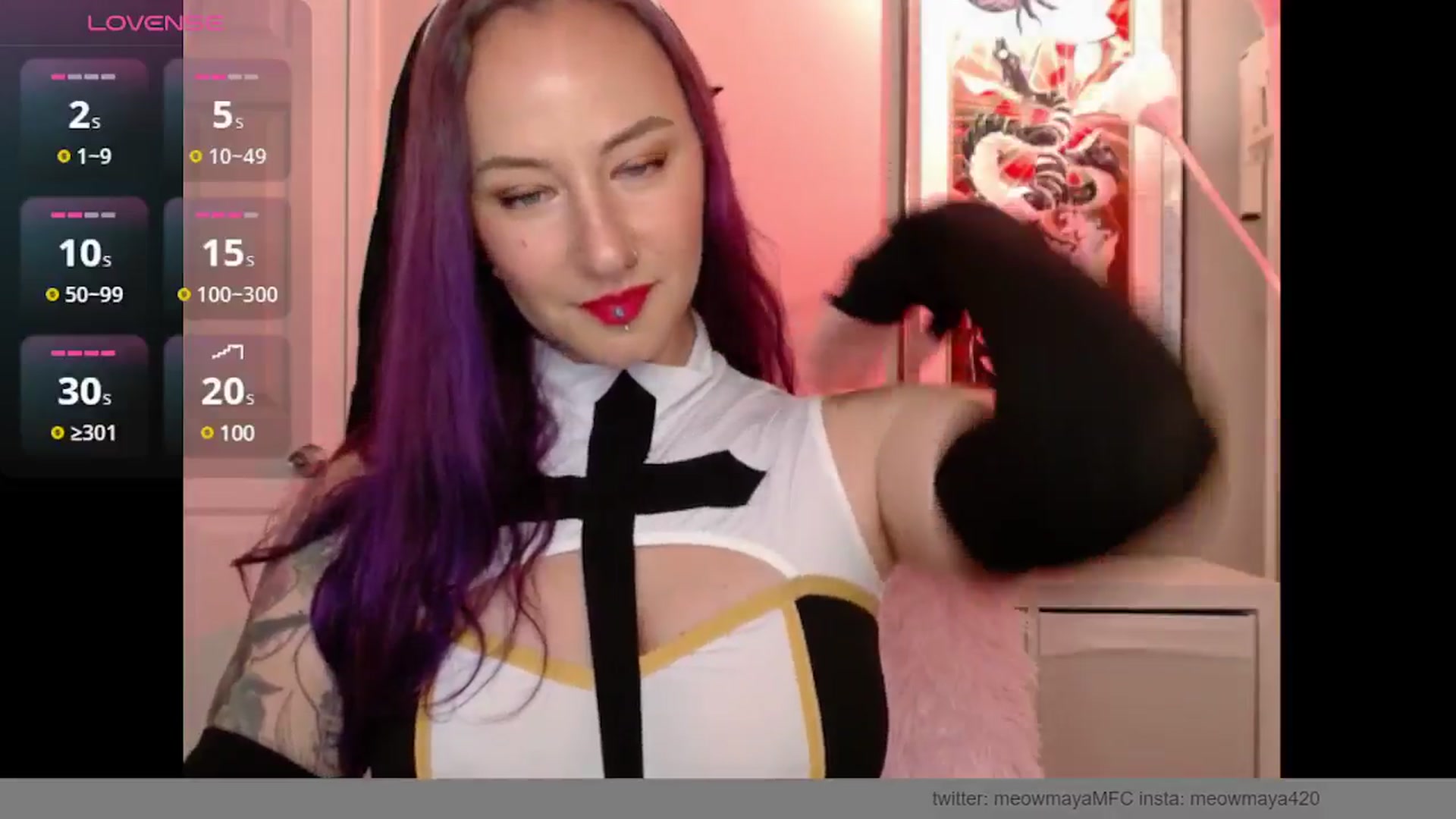 Gallery image thumbnail from MeowMaya's myfreecams stream on, 10/28/2024, 17:16 image 7 of 20