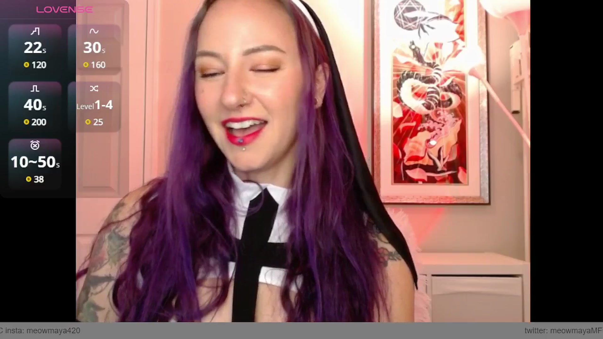 Gallery image thumbnail from MeowMaya's myfreecams stream on, 10/28/2024, 17:16 image 4 of 20