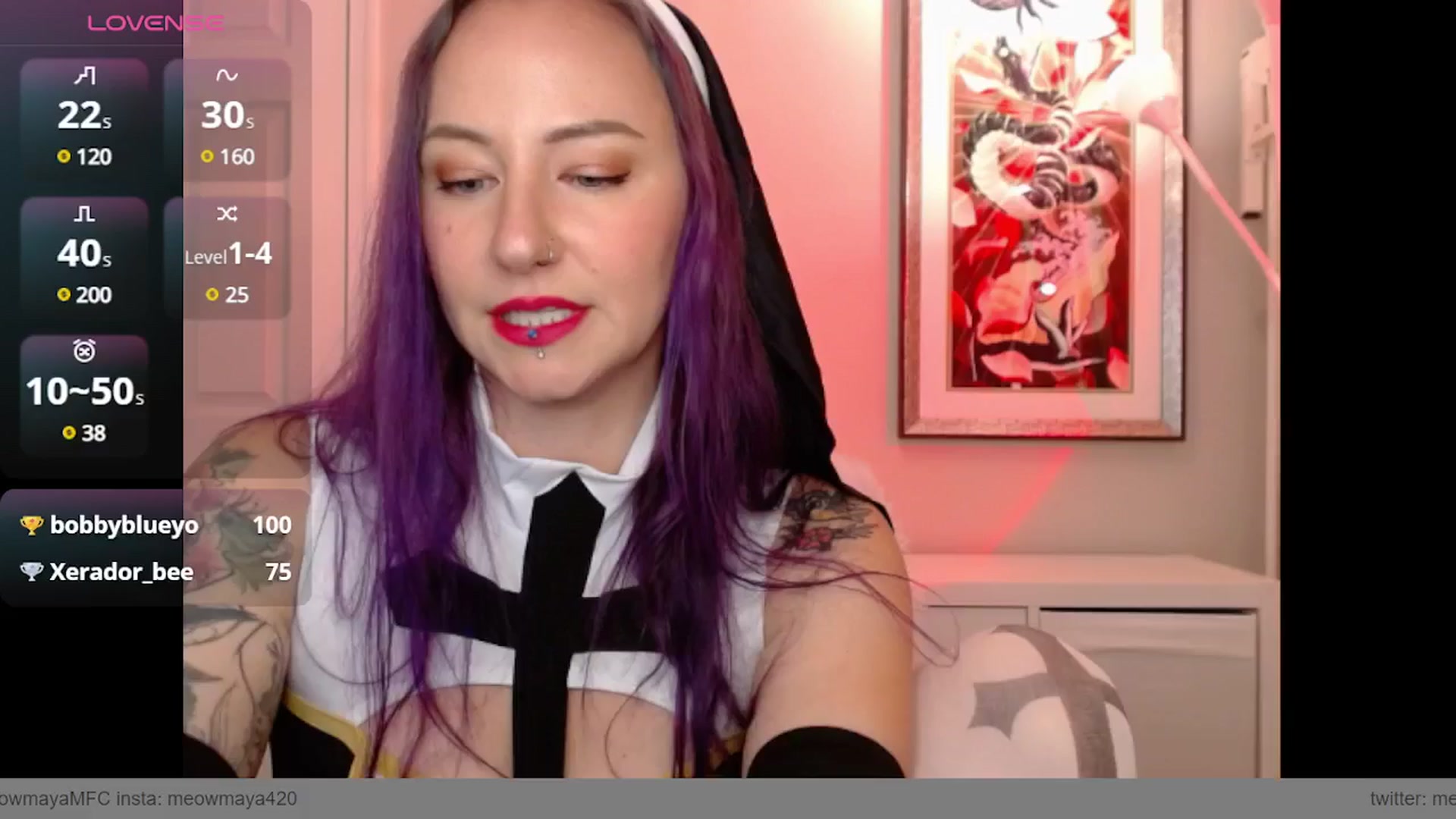 Gallery image thumbnail from MeowMaya's myfreecams stream on, 10/28/2024, 17:59 image 6 of 20