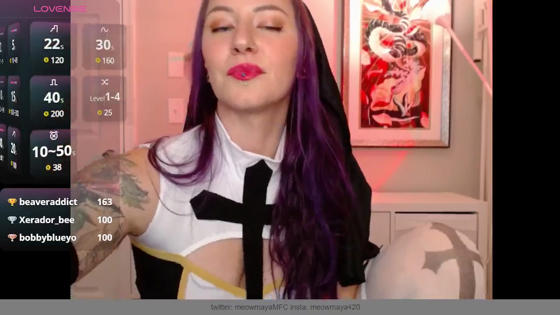 Gallery image thumbnail from MeowMaya's myfreecams stream on, 10/28/2024, 20:14 image 15 of 20