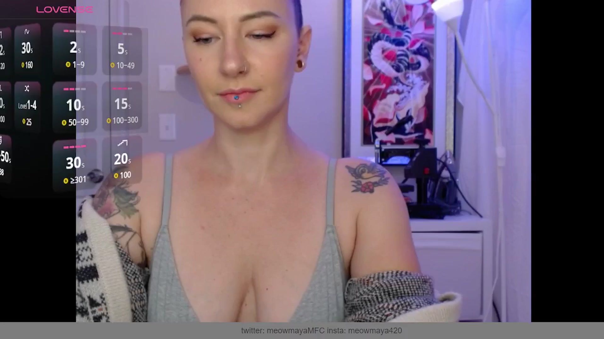 Gallery image thumbnail from MeowMaya's myfreecams stream on, 11/18/2024, 17:34 image 9 of 20