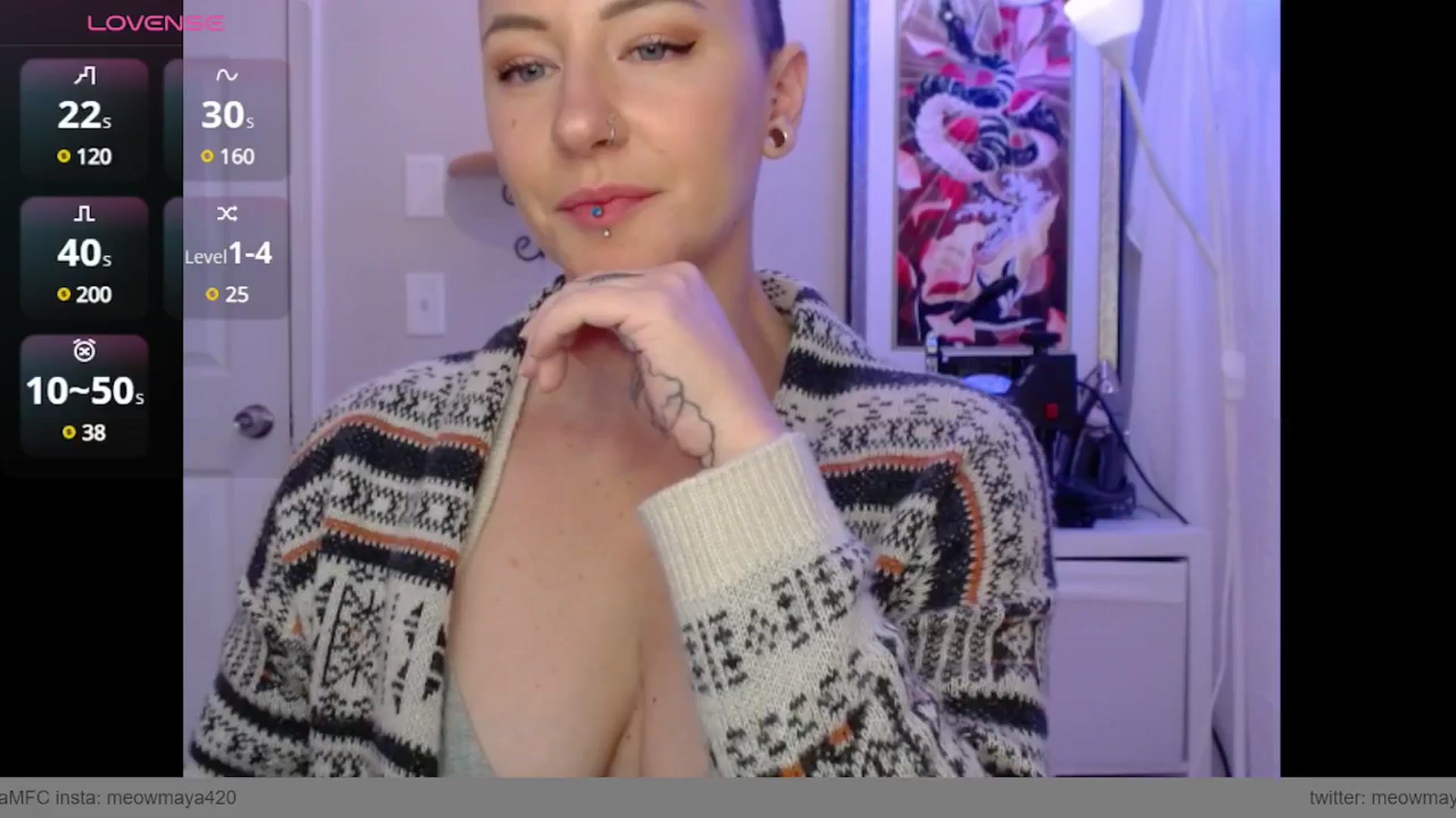Gallery image thumbnail from MeowMaya's myfreecams stream on, 11/18/2024, 17:34 image 20 of 20