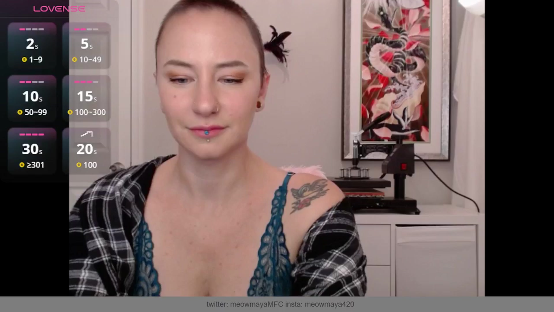 Gallery image thumbnail from MeowMaya's myfreecams stream on, 12/13/2024, 19:14 image 1 of 20