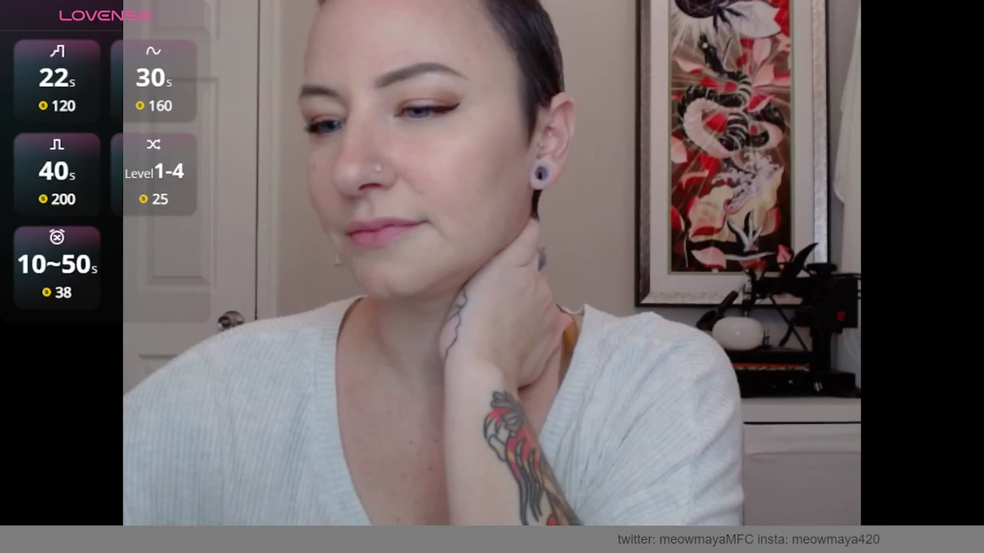 Gallery image thumbnail from MeowMaya's myfreecams stream on, 01/13/2025, 19:34 image 8 of 20