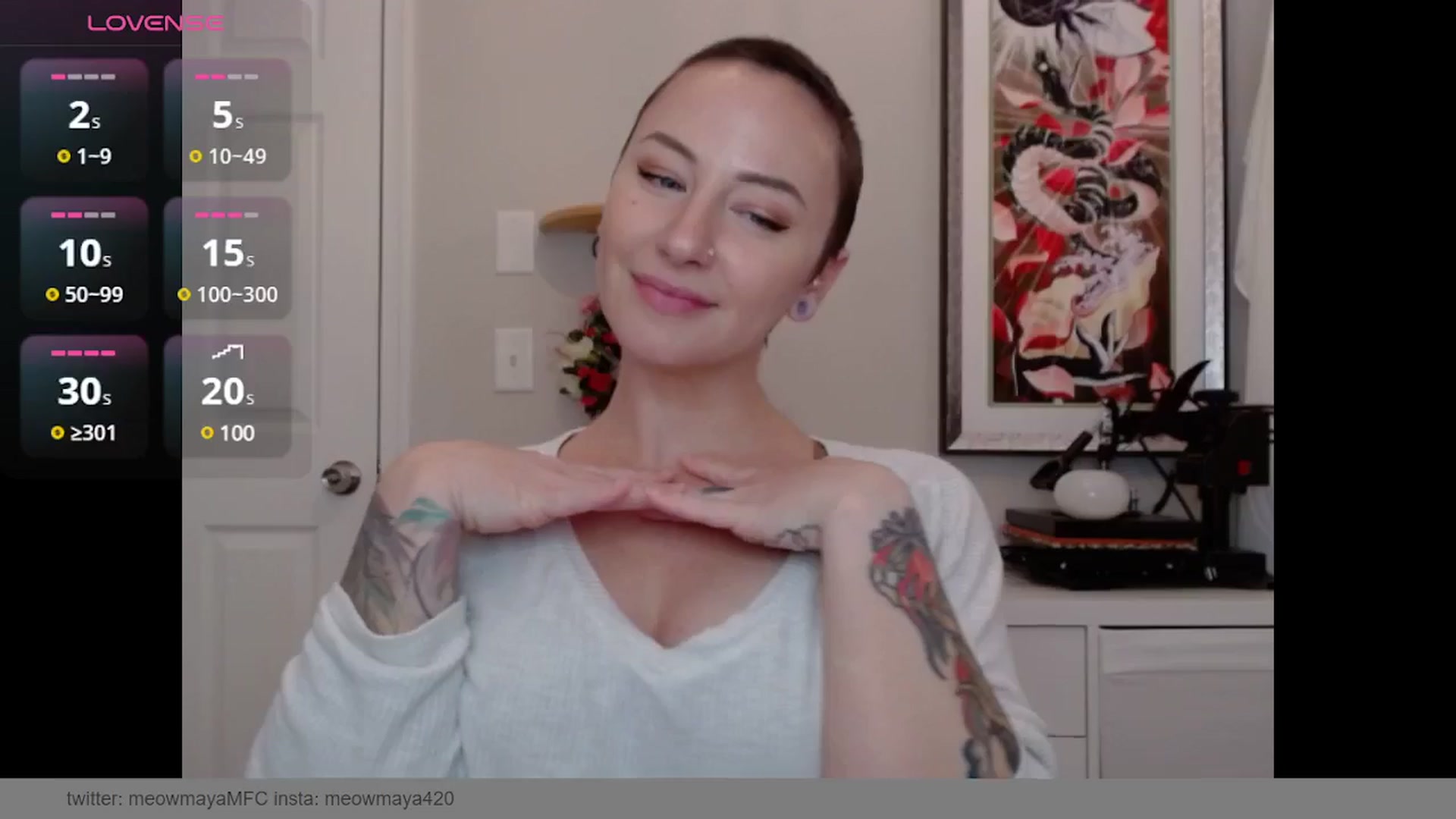 Gallery image thumbnail from MeowMaya's myfreecams stream on, 01/13/2025, 19:34 image 16 of 20