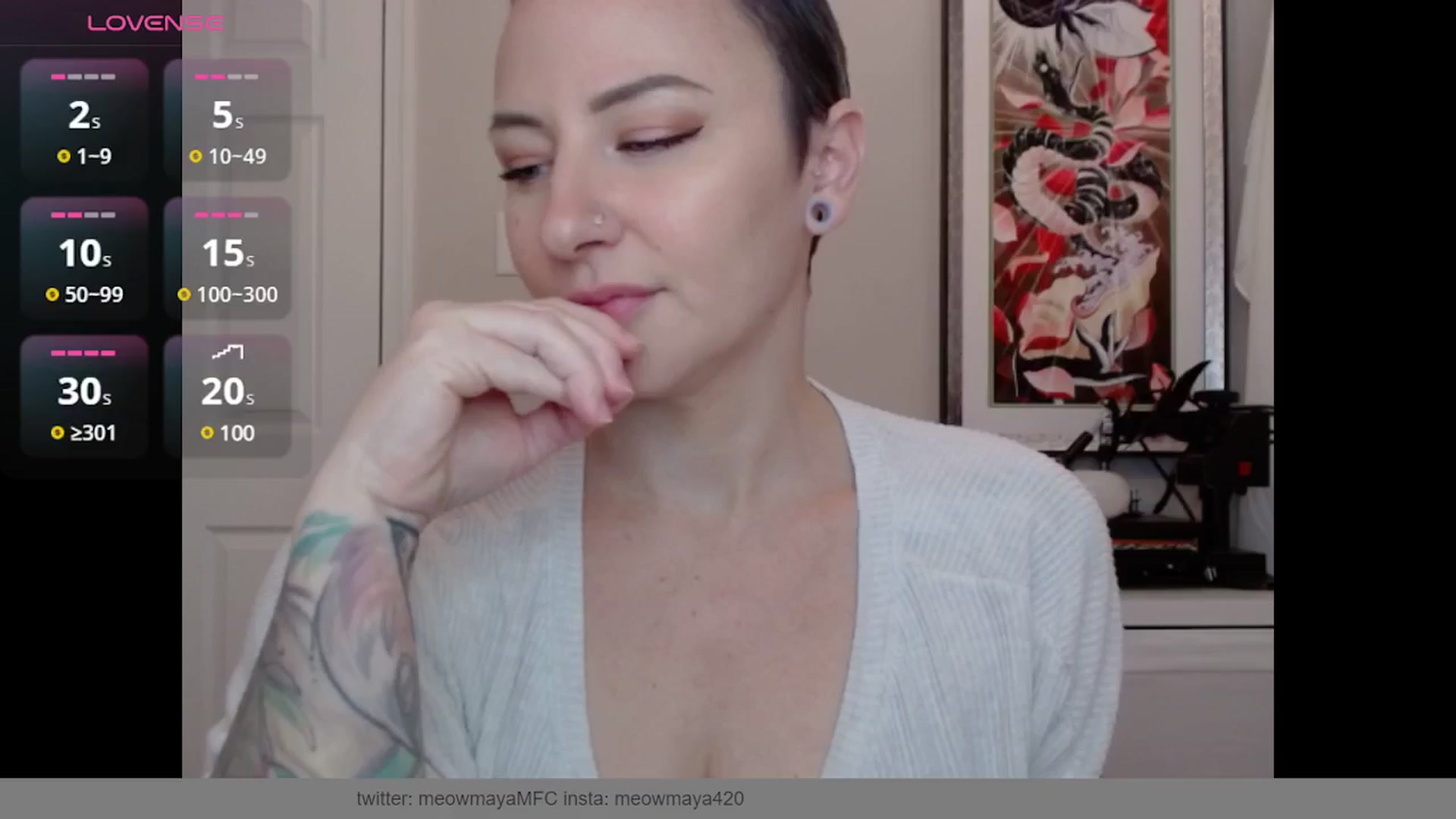 Gallery image thumbnail from MeowMaya's myfreecams stream on, 01/13/2025, 19:34 image 10 of 20