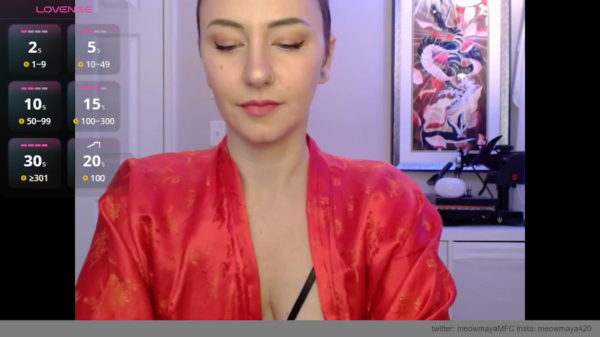 Gallery image thumbnail from MeowMaya's myfreecams stream on, 02/03/2025, 18:04 image 1 of 20