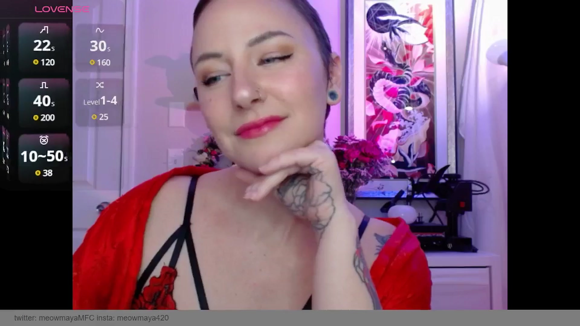 Gallery image thumbnail from MeowMaya's myfreecams stream on, 02/14/2025, 17:10 image 19 of 20