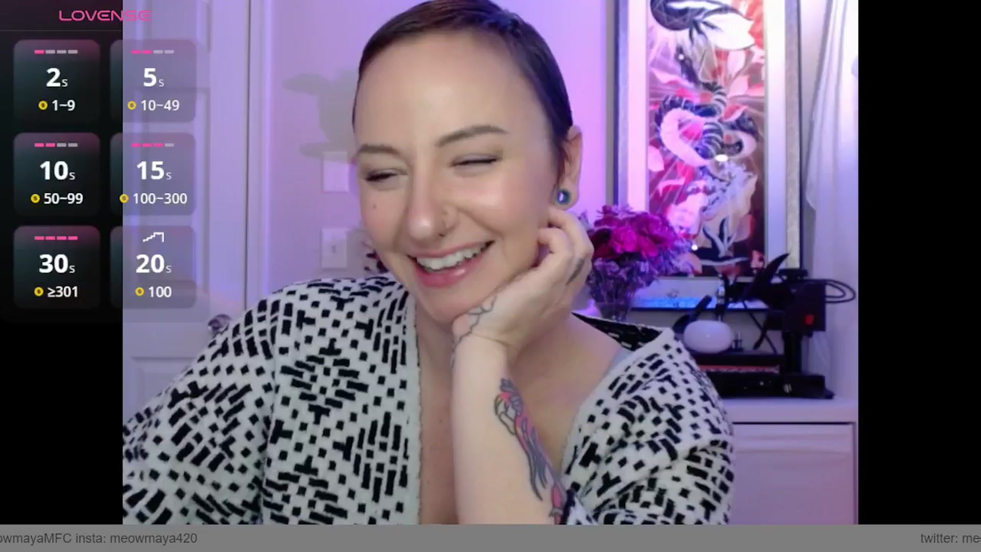 Gallery image thumbnail from MeowMaya's myfreecams stream on, 02/17/2025, 18:48 image 10 of 20