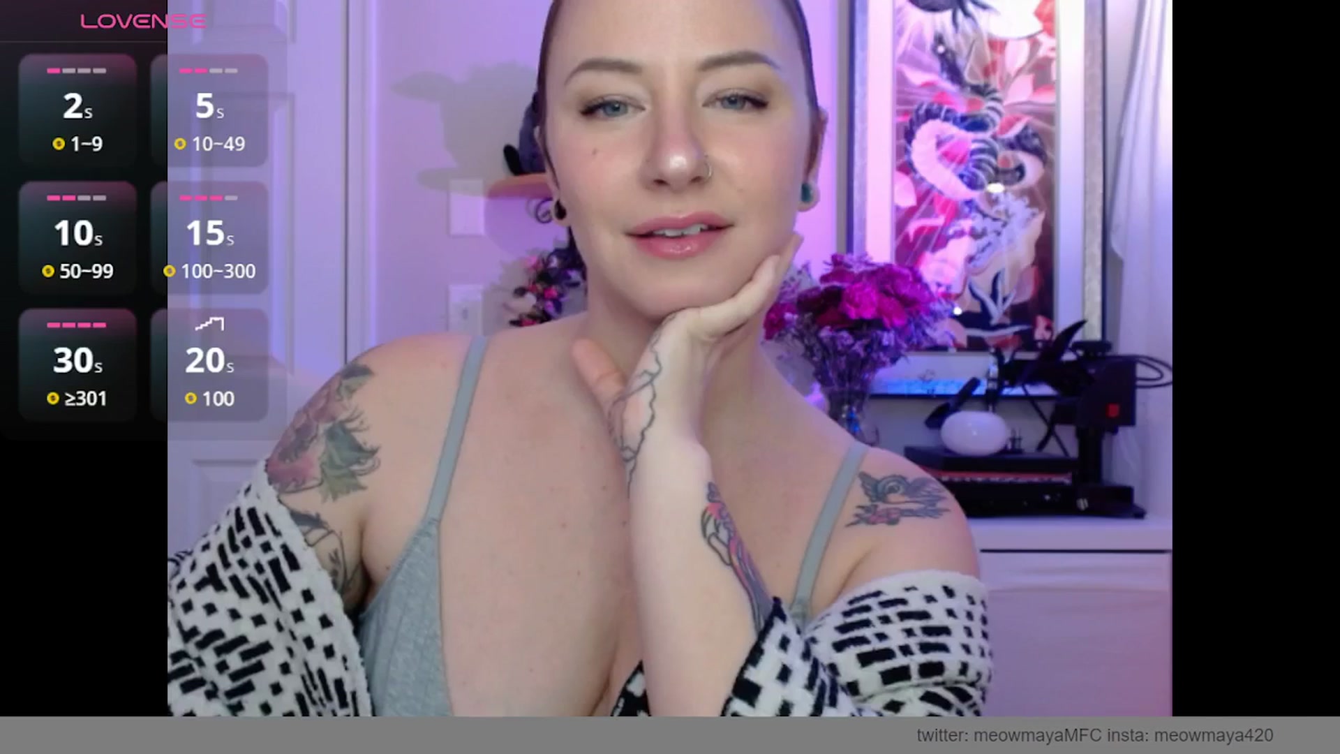 Gallery image thumbnail from MeowMaya's myfreecams stream on, 02/17/2025, 21:45 image 6 of 20