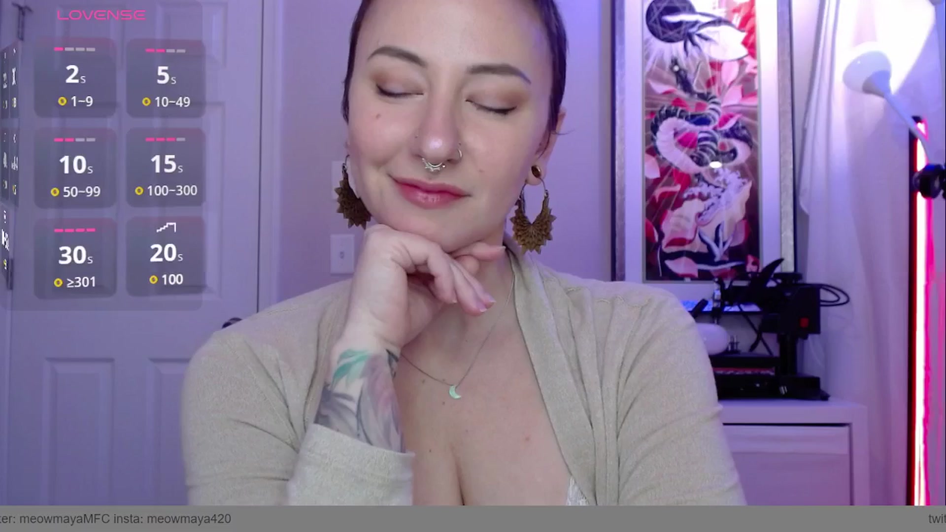 Gallery image thumbnail from MeowMaya's myfreecams stream on, 03/21/2025, 18:31 image 2 of 20