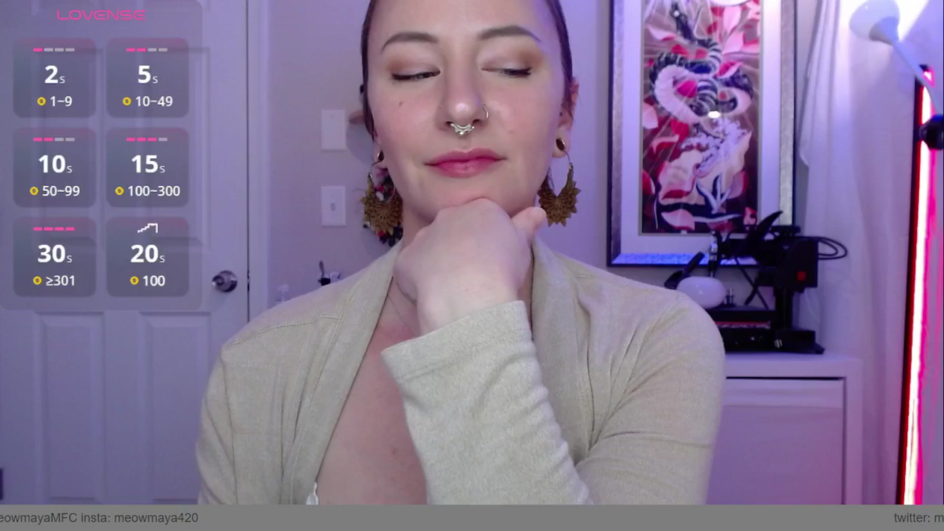 Gallery image thumbnail from MeowMaya's myfreecams stream on, 03/21/2025, 20:46 image 9 of 20