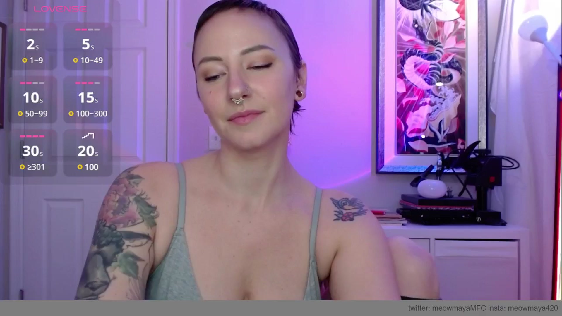 Gallery image thumbnail from MeowMaya's myfreecams stream on, 03/24/2025, 18:07 image 8 of 20