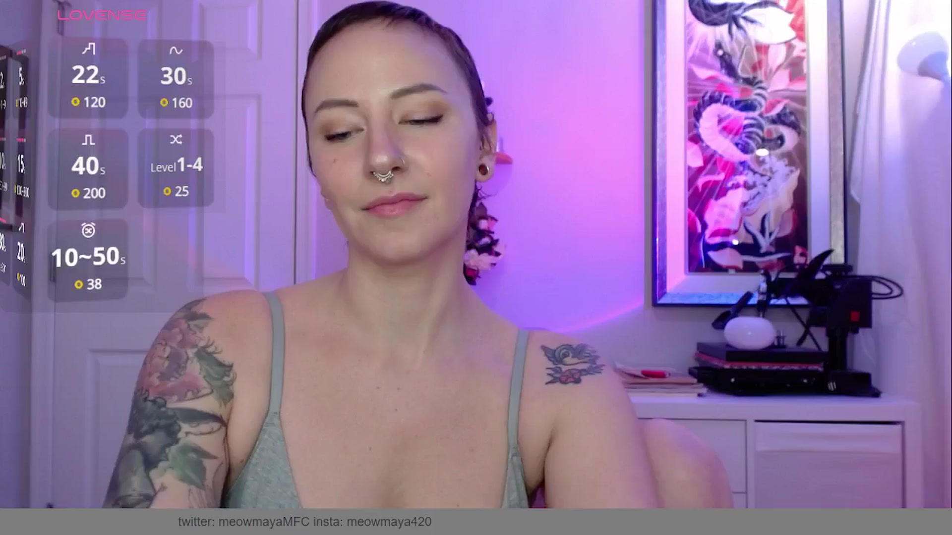 Gallery image thumbnail from MeowMaya's myfreecams stream on, 03/24/2025, 18:59 image 10 of 20