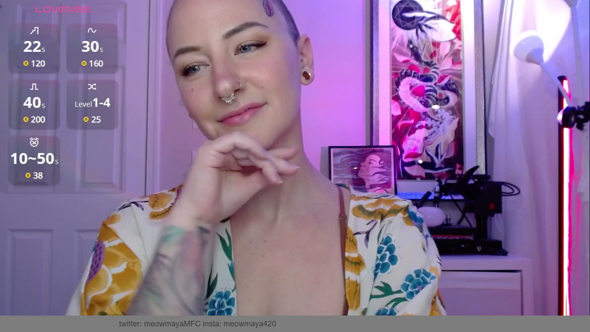 Gallery image thumbnail from MeowMaya's myfreecams stream on, 04/07/2025, 18:50 image 9 of 20