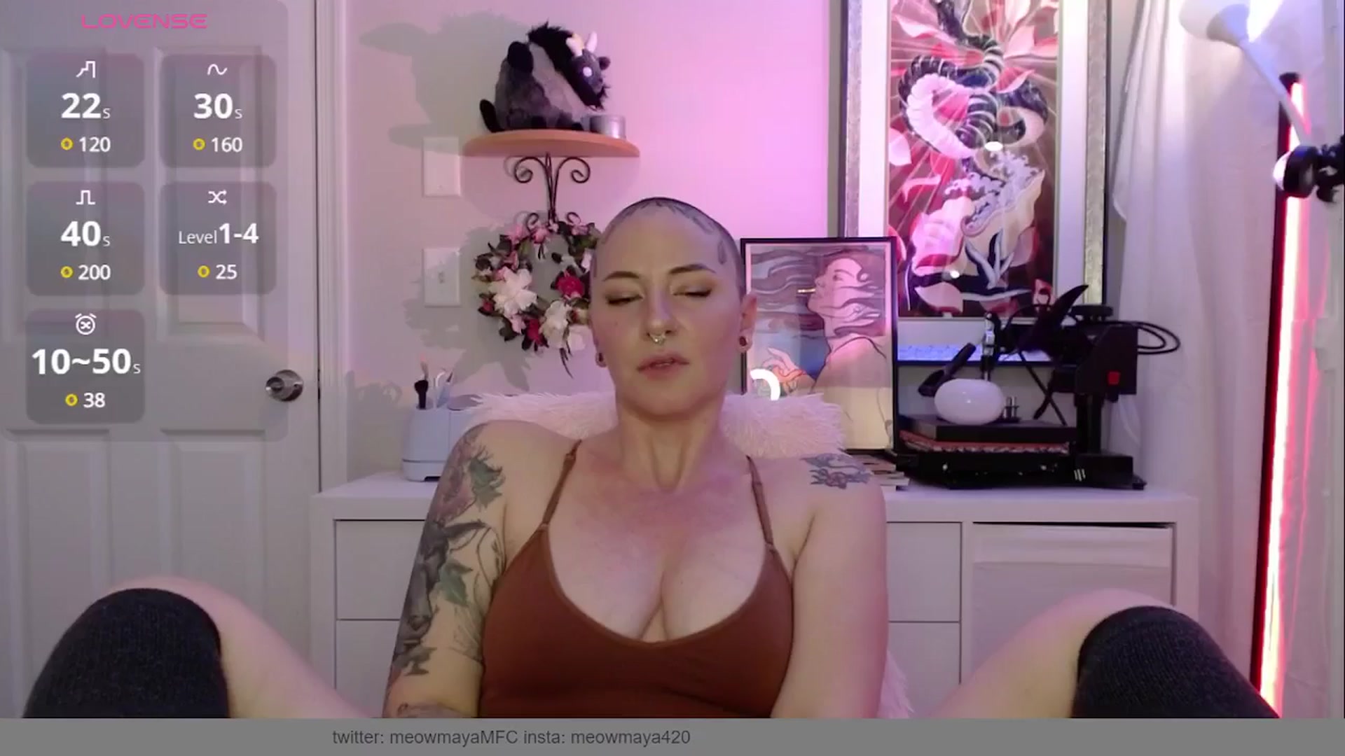 Gallery image thumbnail from MeowMaya's myfreecams stream on, 04/07/2025, 20:49 image 16 of 20