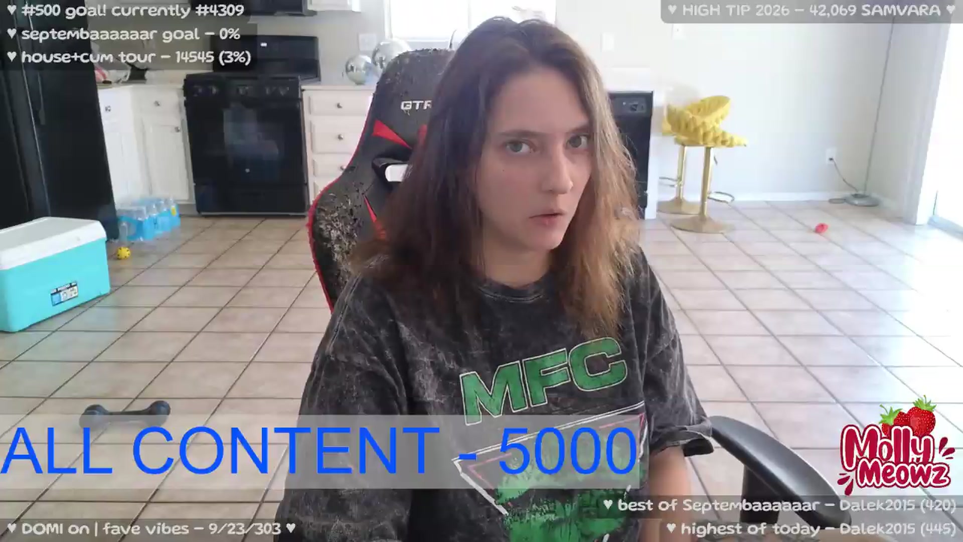 Gallery image thumbnail from Meowz's myfreecams stream on, 09/05/2026, 24:04 image 7 of 20