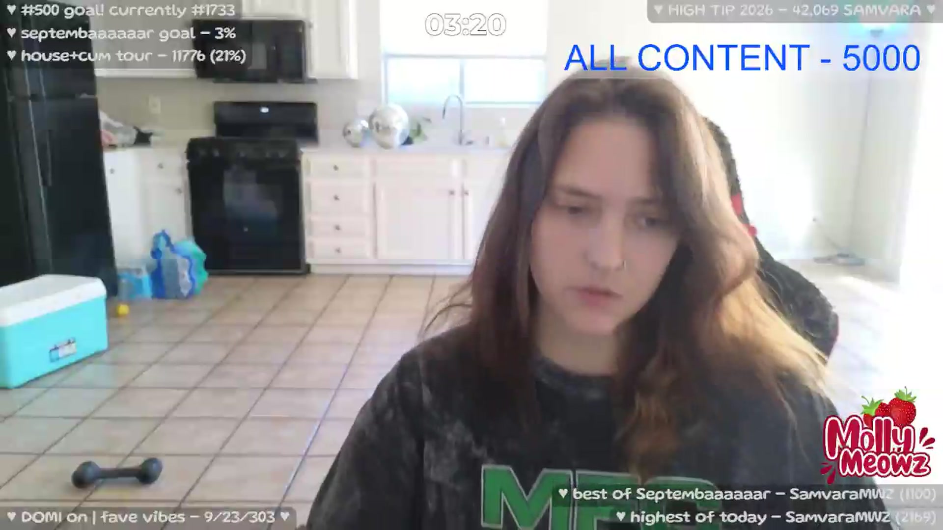 Gallery image thumbnail from Meowz's myfreecams stream on, 09/05/2026, 24:20 image 16 of 20