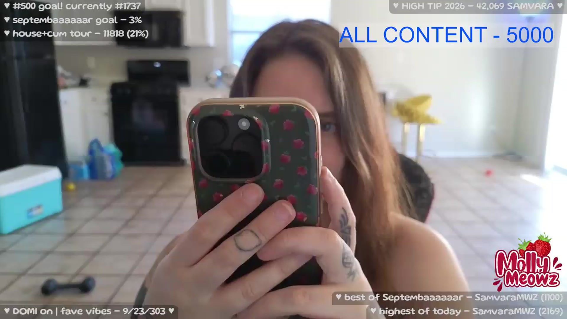 Gallery image thumbnail from Meowz's myfreecams stream on, 09/05/2026, 24:20 image 6 of 20
