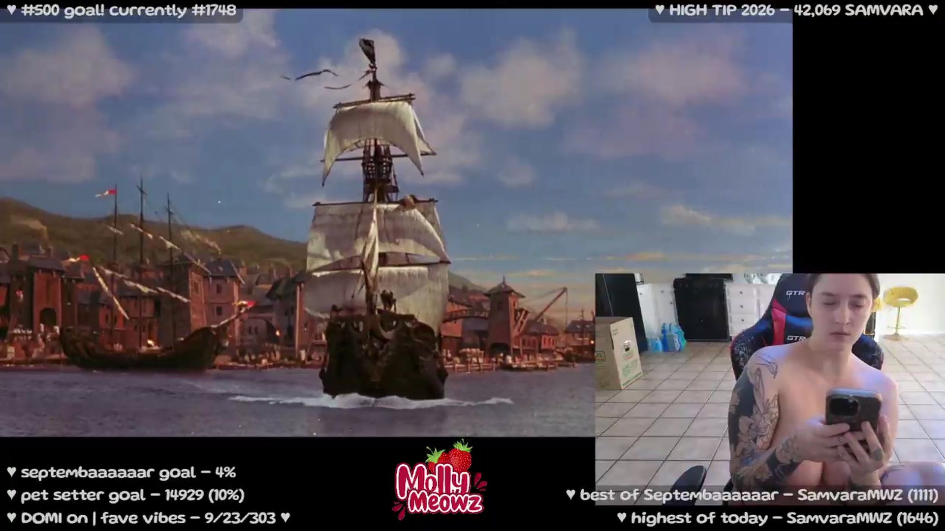 Gallery image thumbnail from Meowz's myfreecams stream on, 09/08/2026, 02:43 image 6 of 20