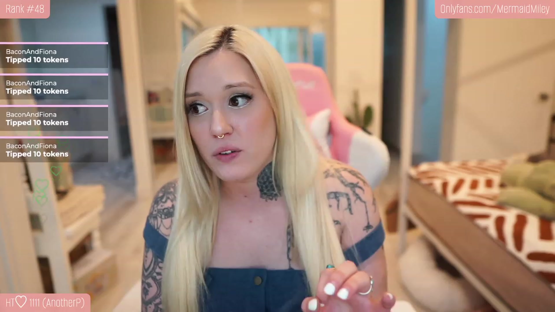 Gallery image thumbnail from Mermaidmiley's myfreecams stream on, 01/28/2023, 02:46 image 4 of 20