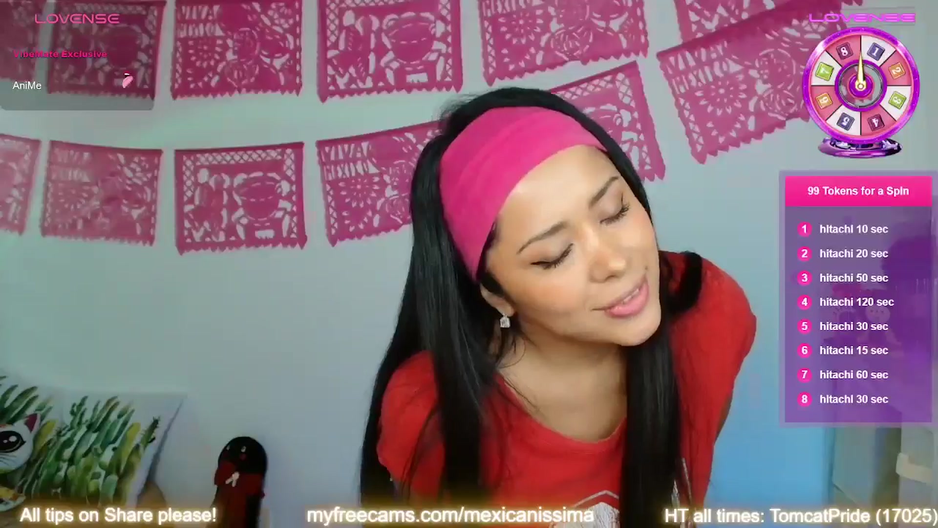 Gallery image thumbnail from Mexicanissima's myfreecams stream on, 07/17/2024, 21:10 image 13 of 20