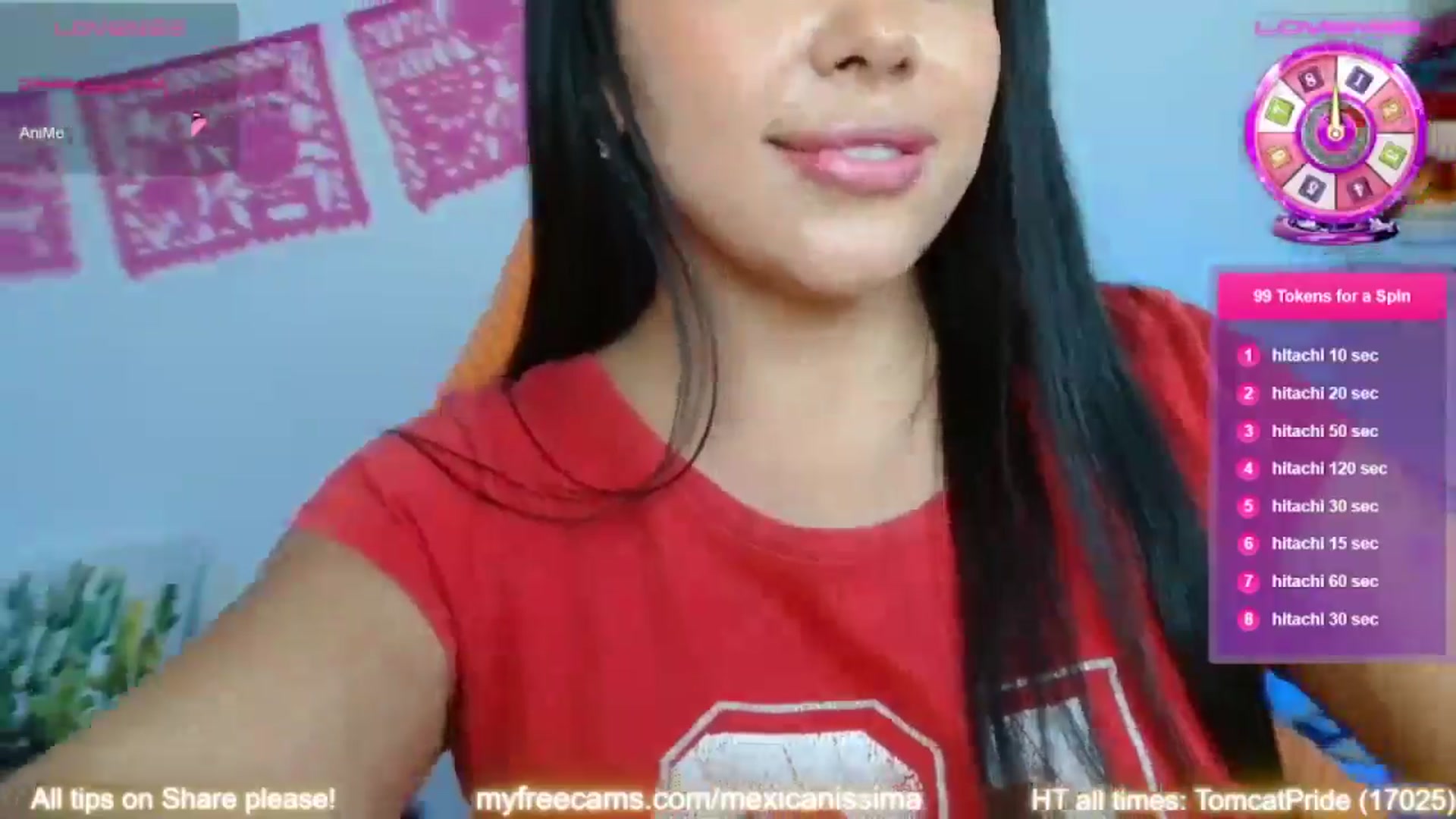 Gallery image thumbnail from Mexicanissima's myfreecams stream on, 07/17/2024, 21:10 image 6 of 20