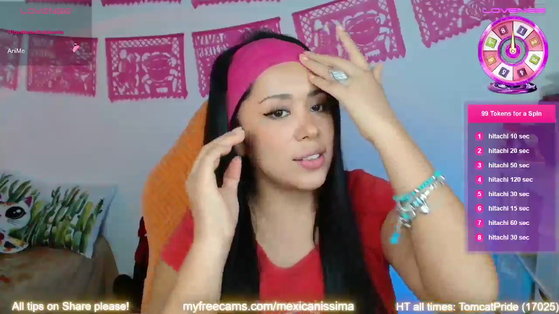 Gallery image thumbnail from Mexicanissima's myfreecams stream on, 07/17/2024, 21:10 image 20 of 20