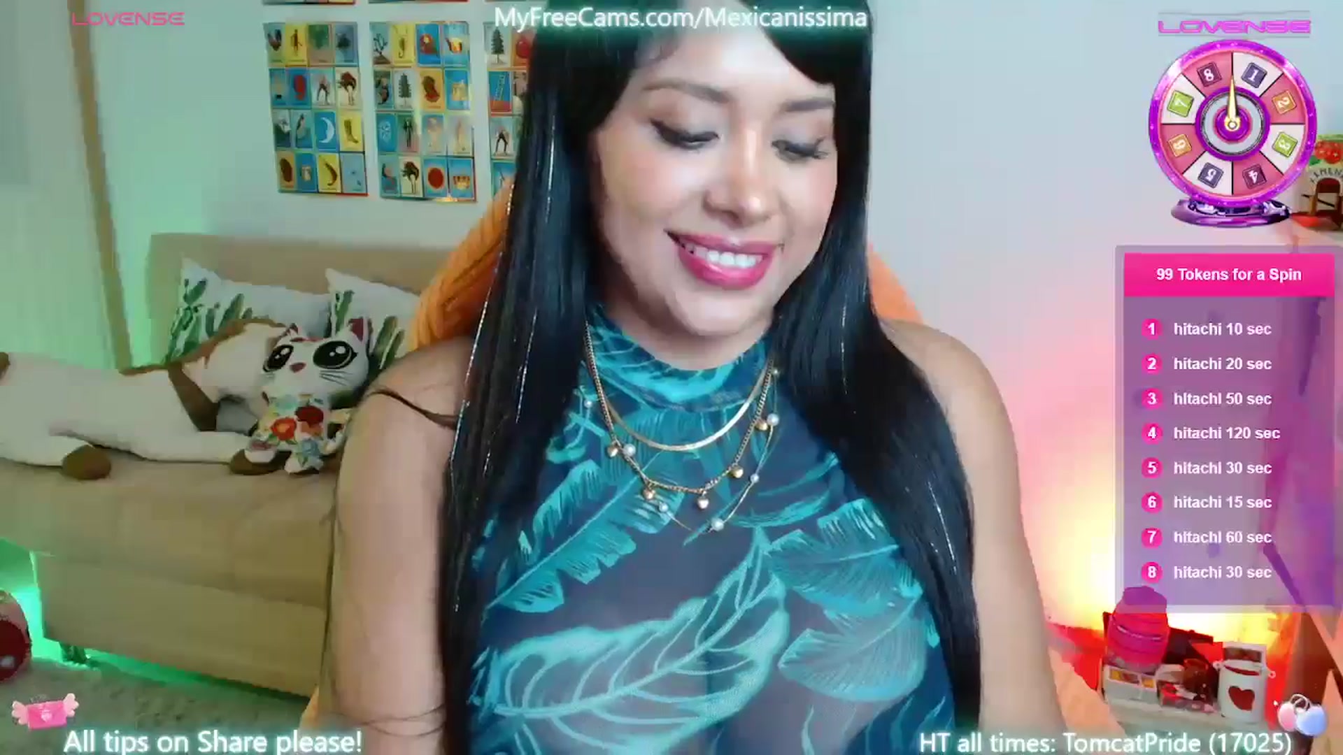 Gallery image thumbnail from Mexicanissima's myfreecams stream on, 11/20/2024, 02:34 image 5 of 20