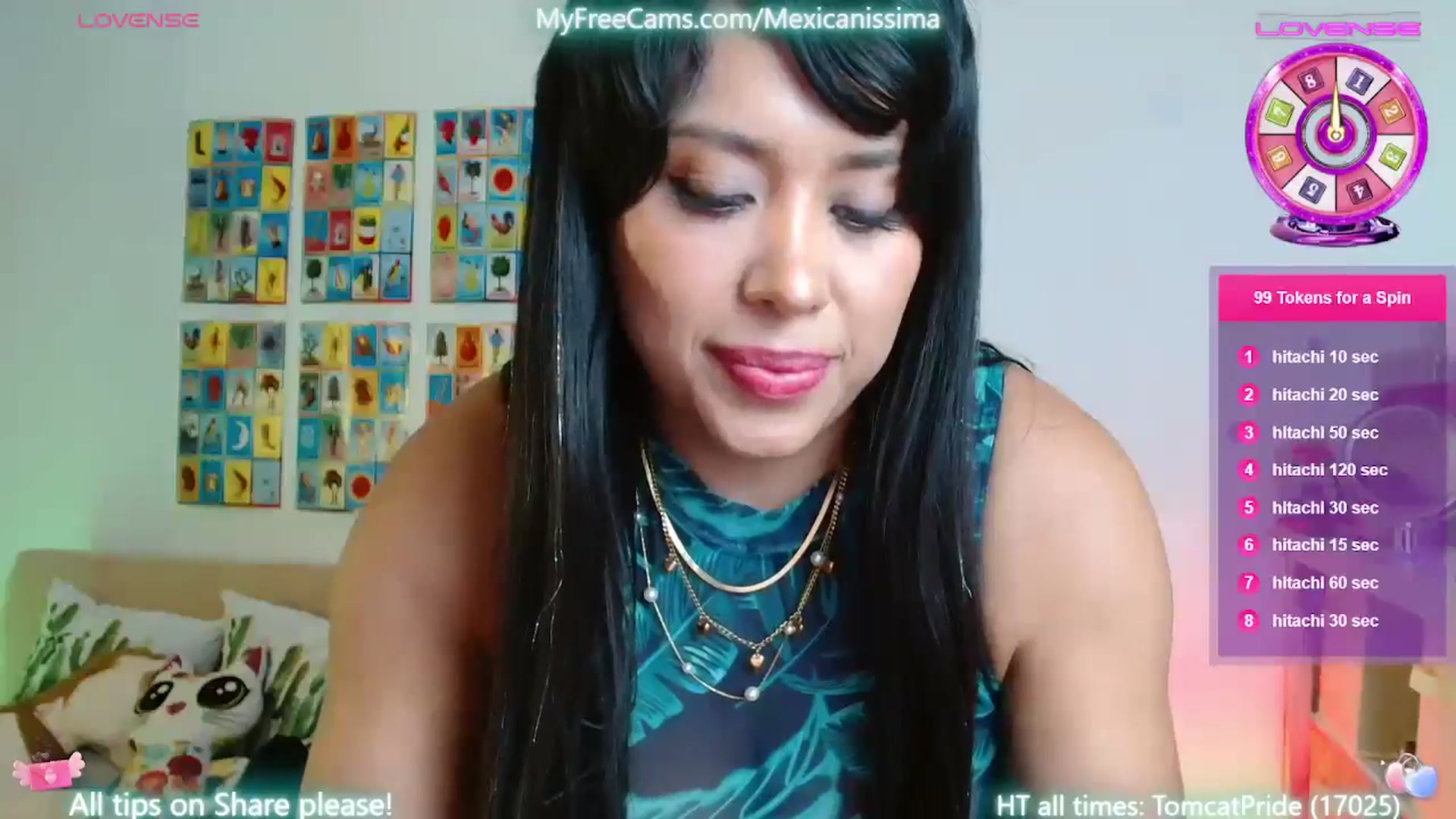 Gallery image thumbnail from Mexicanissima's myfreecams stream on, 11/20/2024, 02:34 image 17 of 20