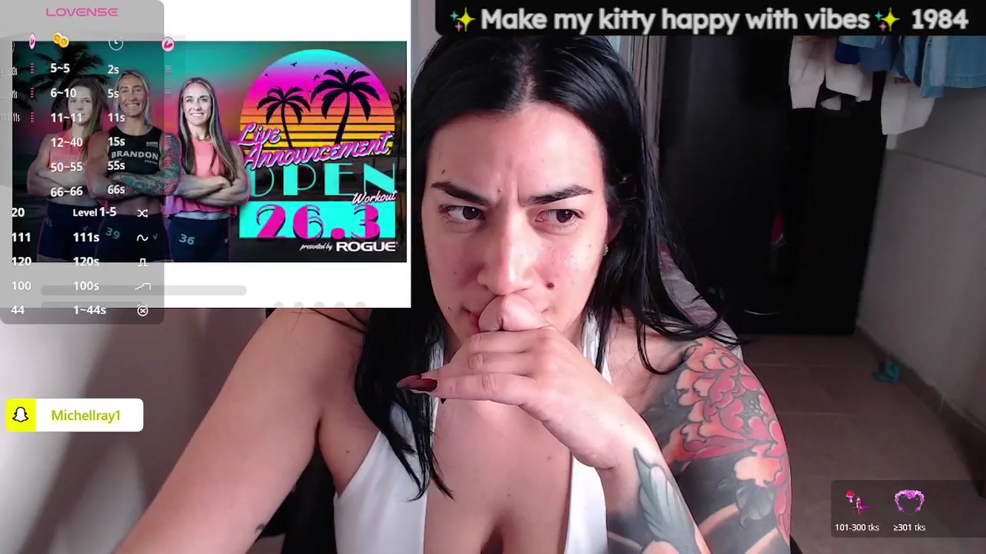 Gallery image thumbnail from MichellRay's myfreecams stream on, 03/12/2026, 19:17 image 9 of 20