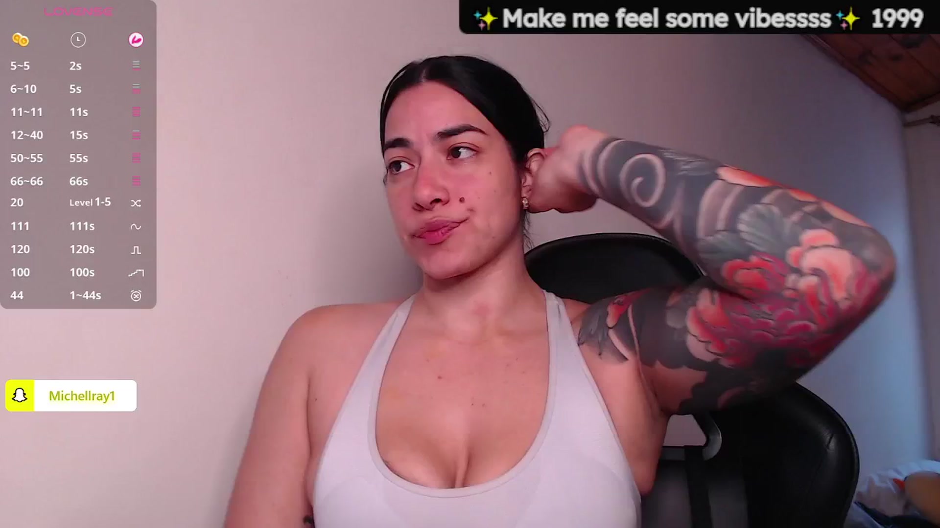 Gallery image thumbnail from MichellRay's myfreecams stream on, 05/01/2026, 18:24 image 13 of 20