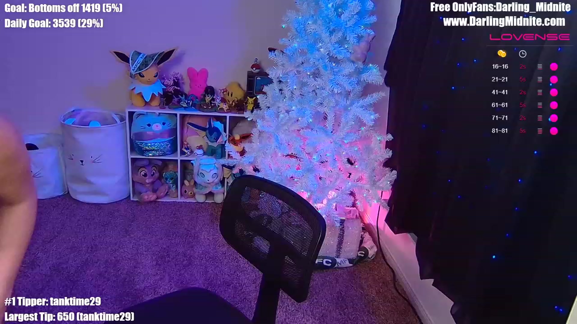 Gallery image thumbnail from MidniteXXX's myfreecams stream on, 11/25/2022, 07:34 image 2 of 20
