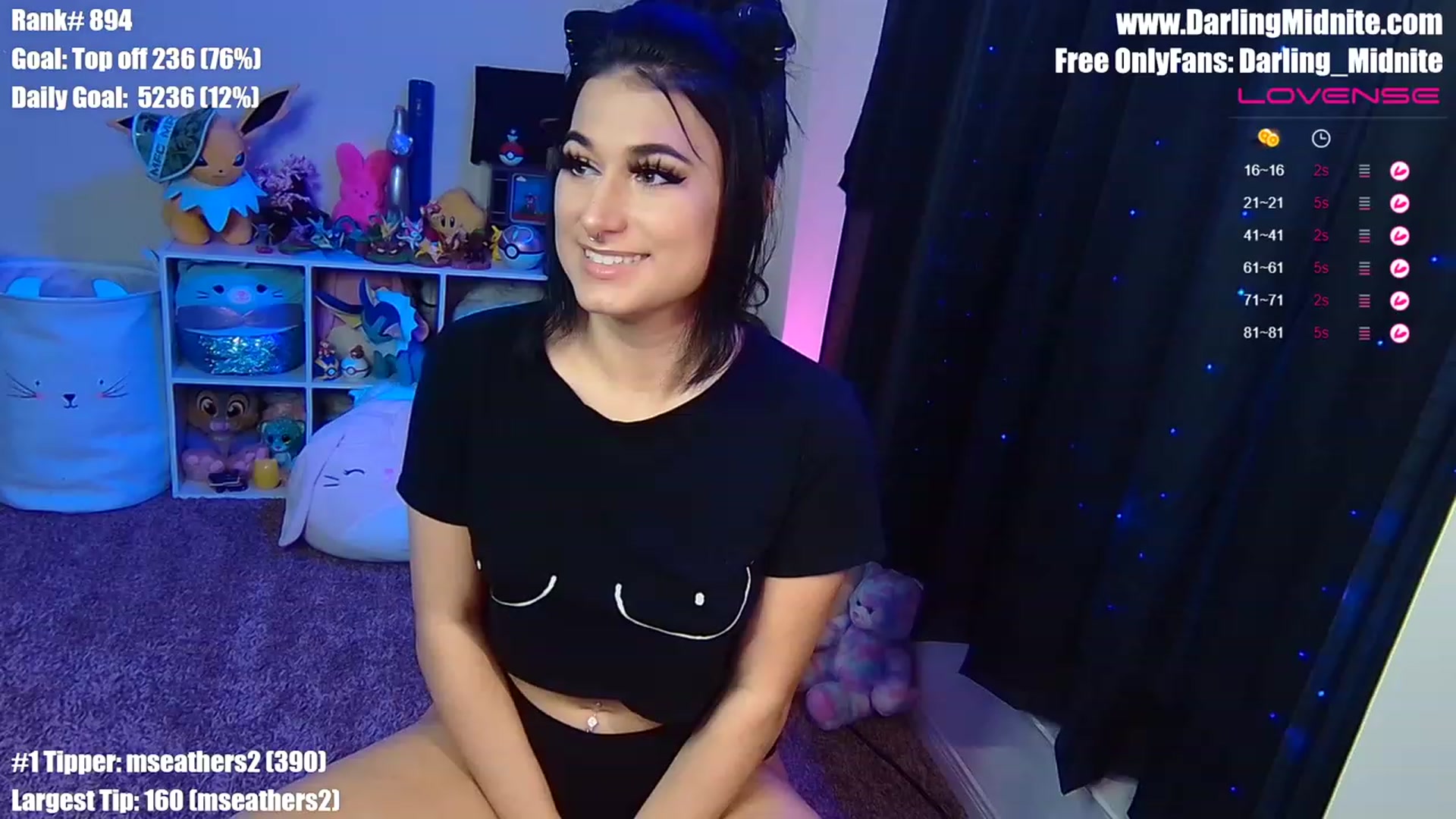 Gallery image thumbnail from MidniteXXX's myfreecams stream on, 01/31/2023, 05:26 image 6 of 20