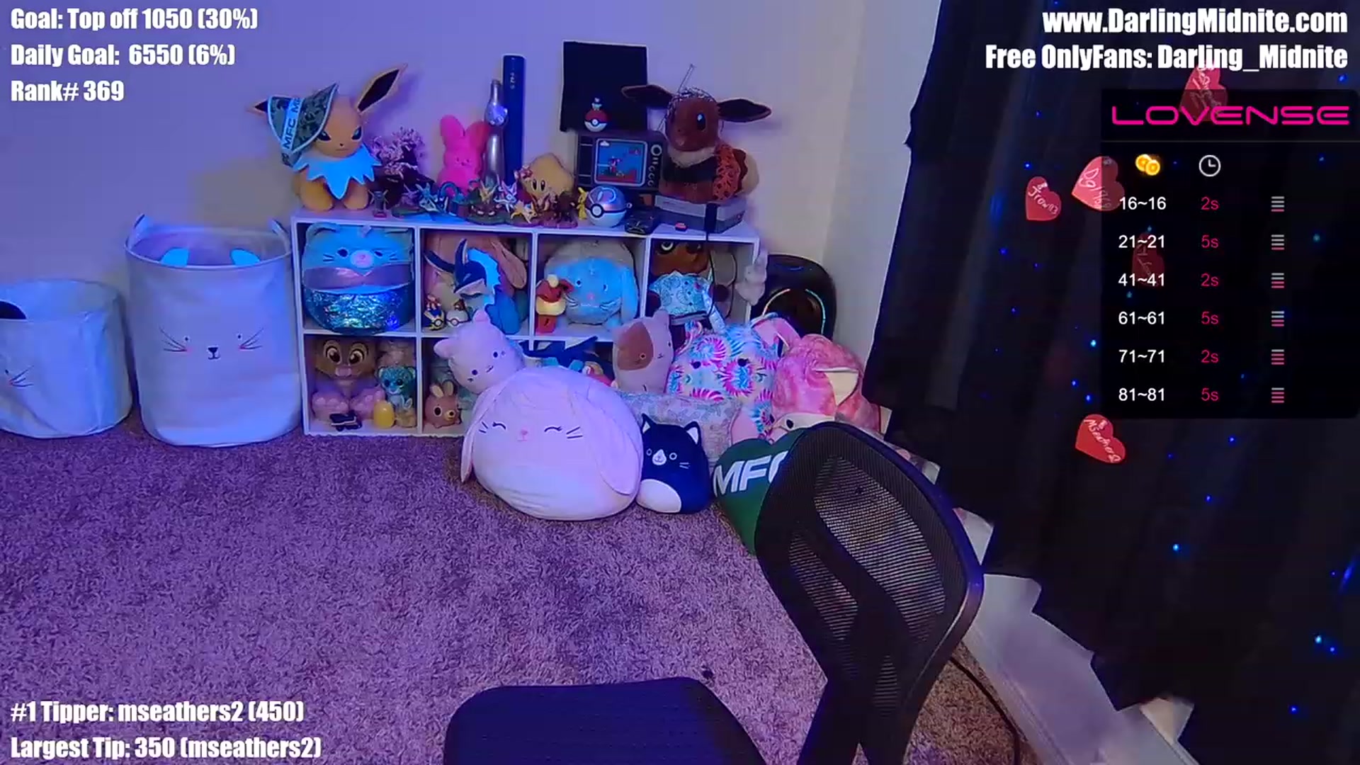 Gallery image thumbnail from MidniteXXX's myfreecams stream on, 02/17/2023, 04:55 image 4 of 20