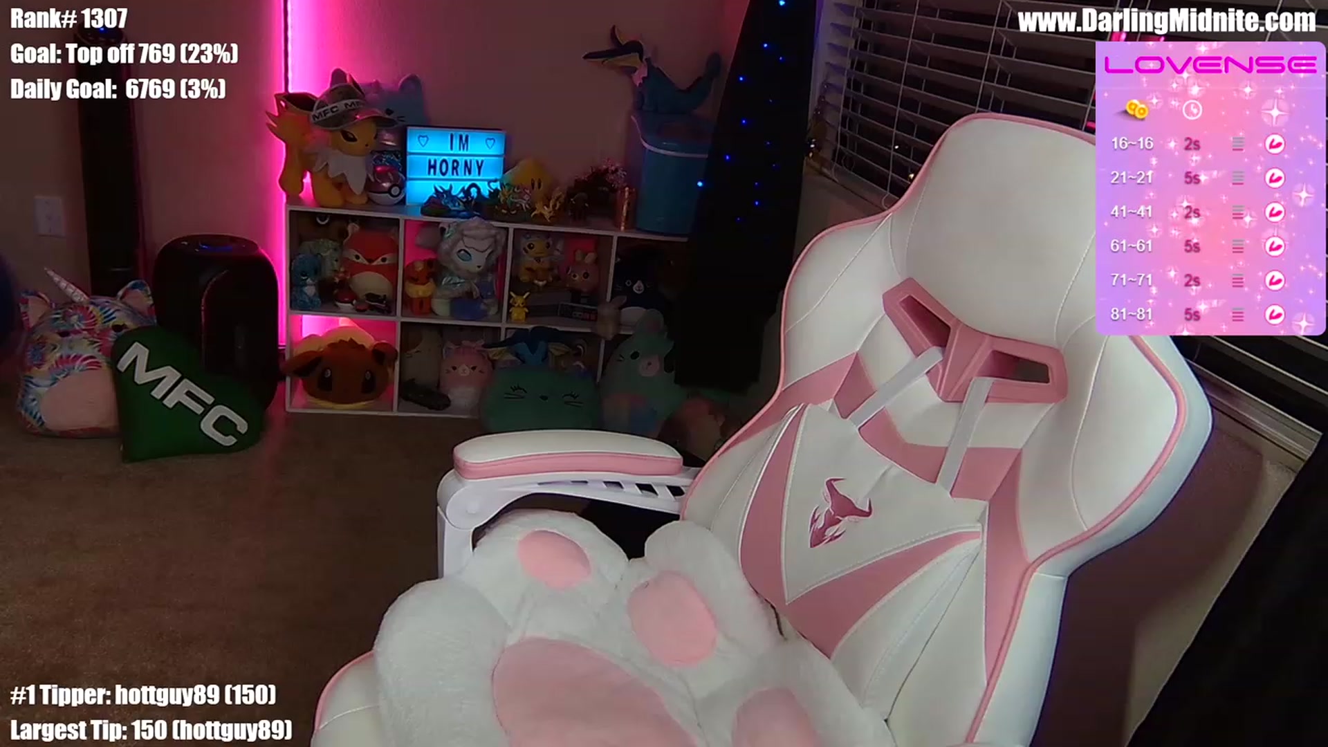 Gallery image thumbnail from MidniteXXX's myfreecams stream on, 04/06/2023, 04:06 image 9 of 20