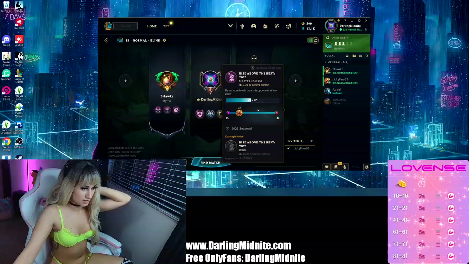 Gallery image thumbnail from MidniteXXX's myfreecams stream on, 04/27/2023, 03:11 image 10 of 20