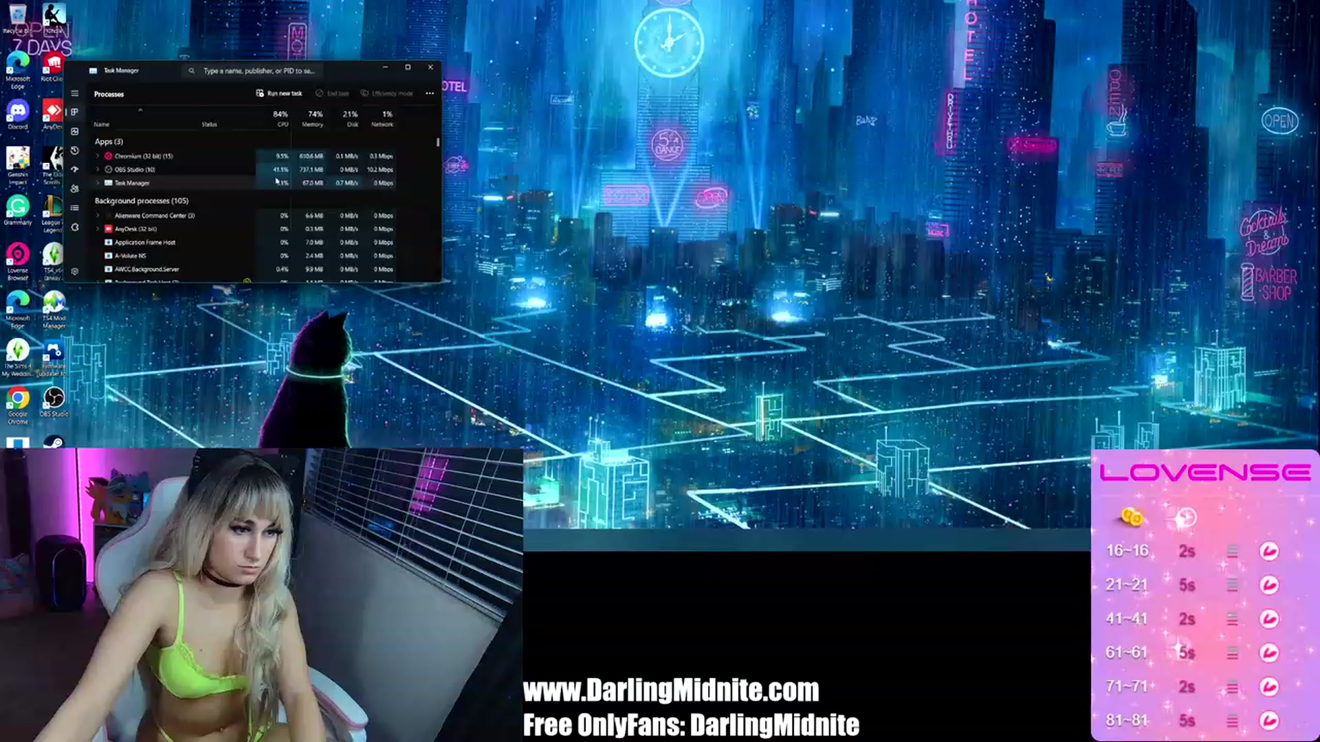 Gallery image thumbnail from MidniteXXX's myfreecams stream on, 04/27/2023, 03:11 image 4 of 20