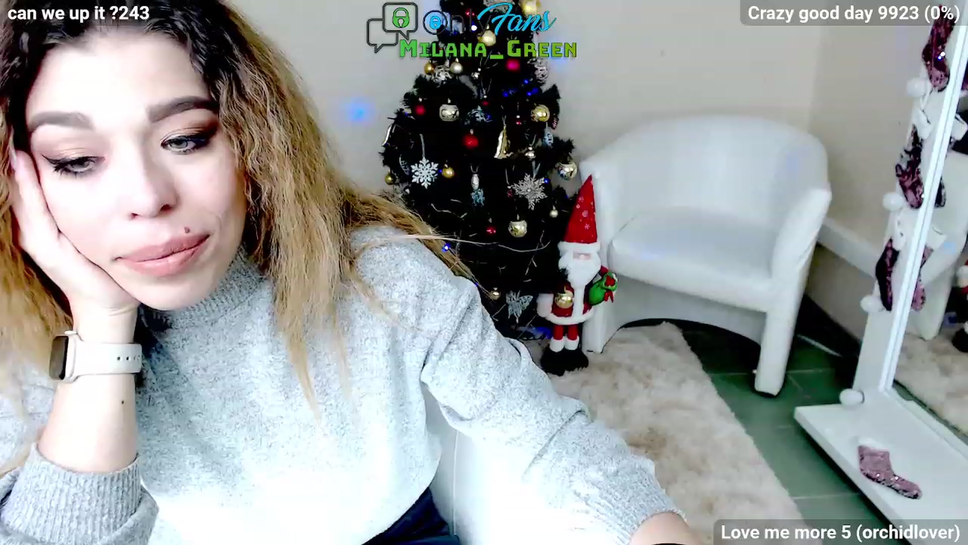 Gallery image thumbnail from MilanaGreen's myfreecams stream on, 12/17/2022, 12:20 image 11 of 20