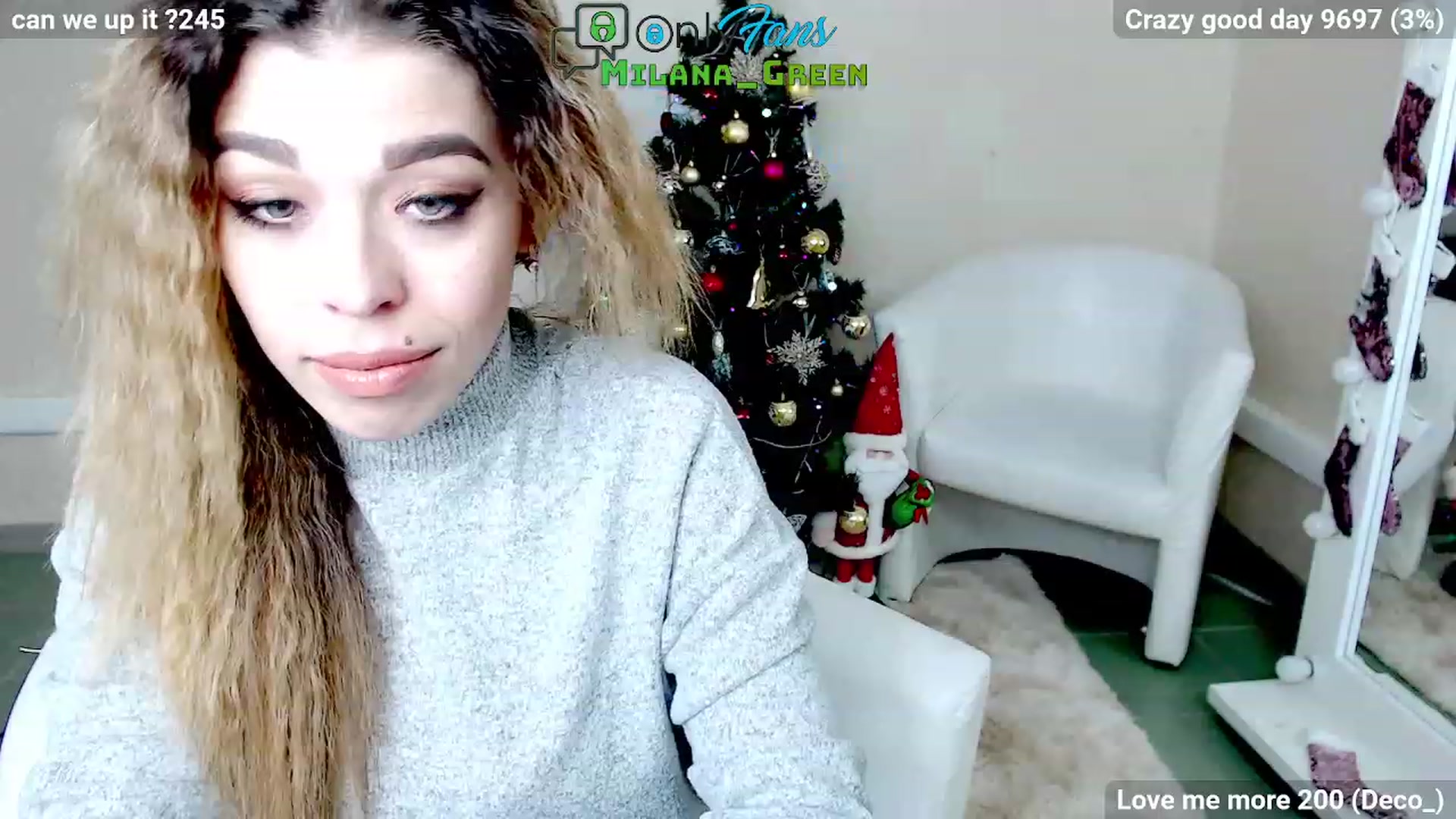 Gallery image thumbnail from MilanaGreen's myfreecams stream on, 12/17/2022, 12:20 image 20 of 20