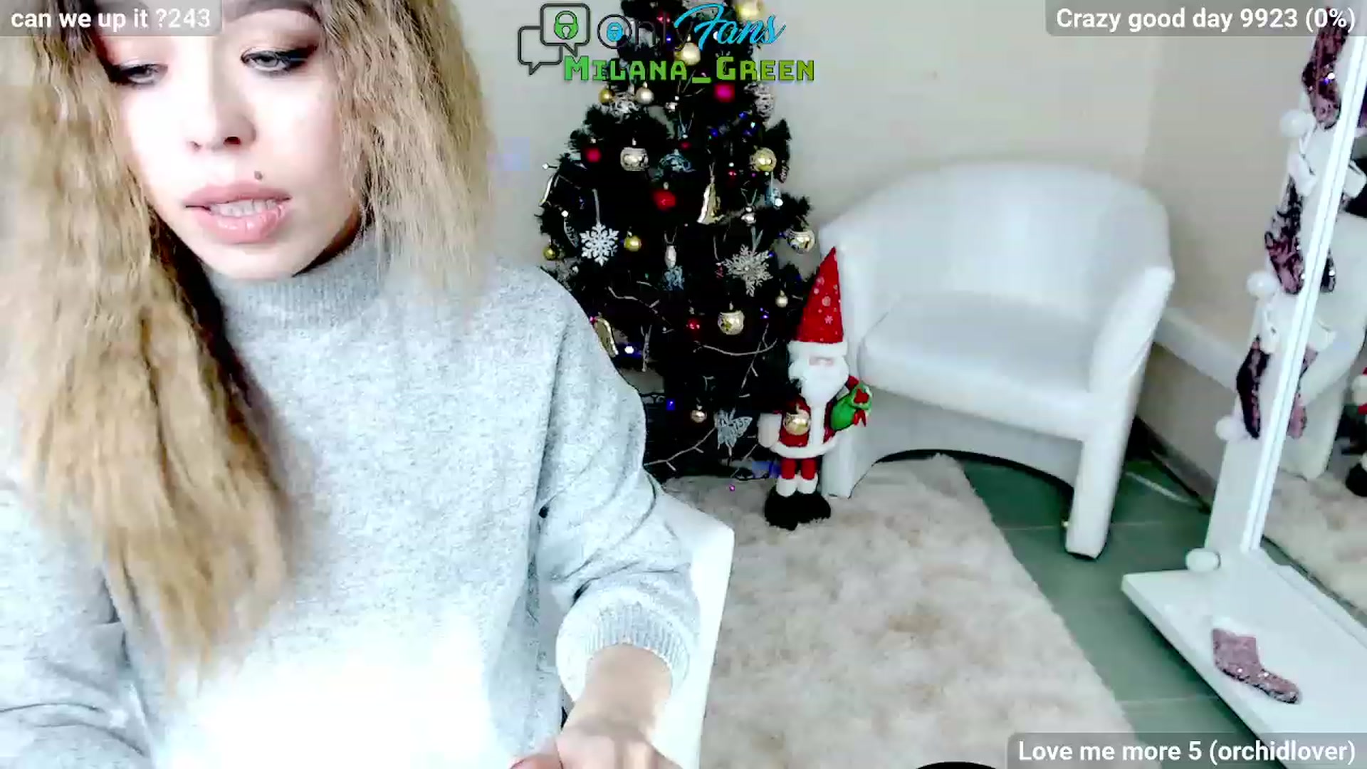 Gallery image thumbnail from MilanaGreen's myfreecams stream on, 12/17/2022, 12:20 image 10 of 20