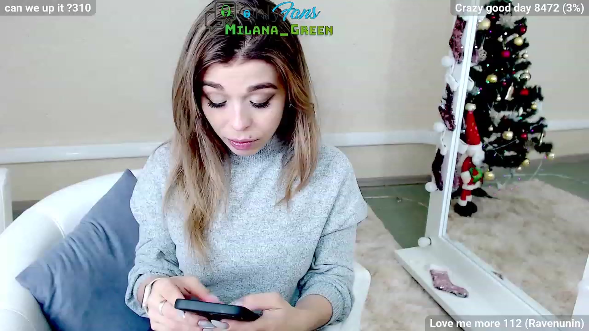 Gallery image thumbnail from MilanaGreen's myfreecams stream on, 12/26/2022, 12:13 image 7 of 20