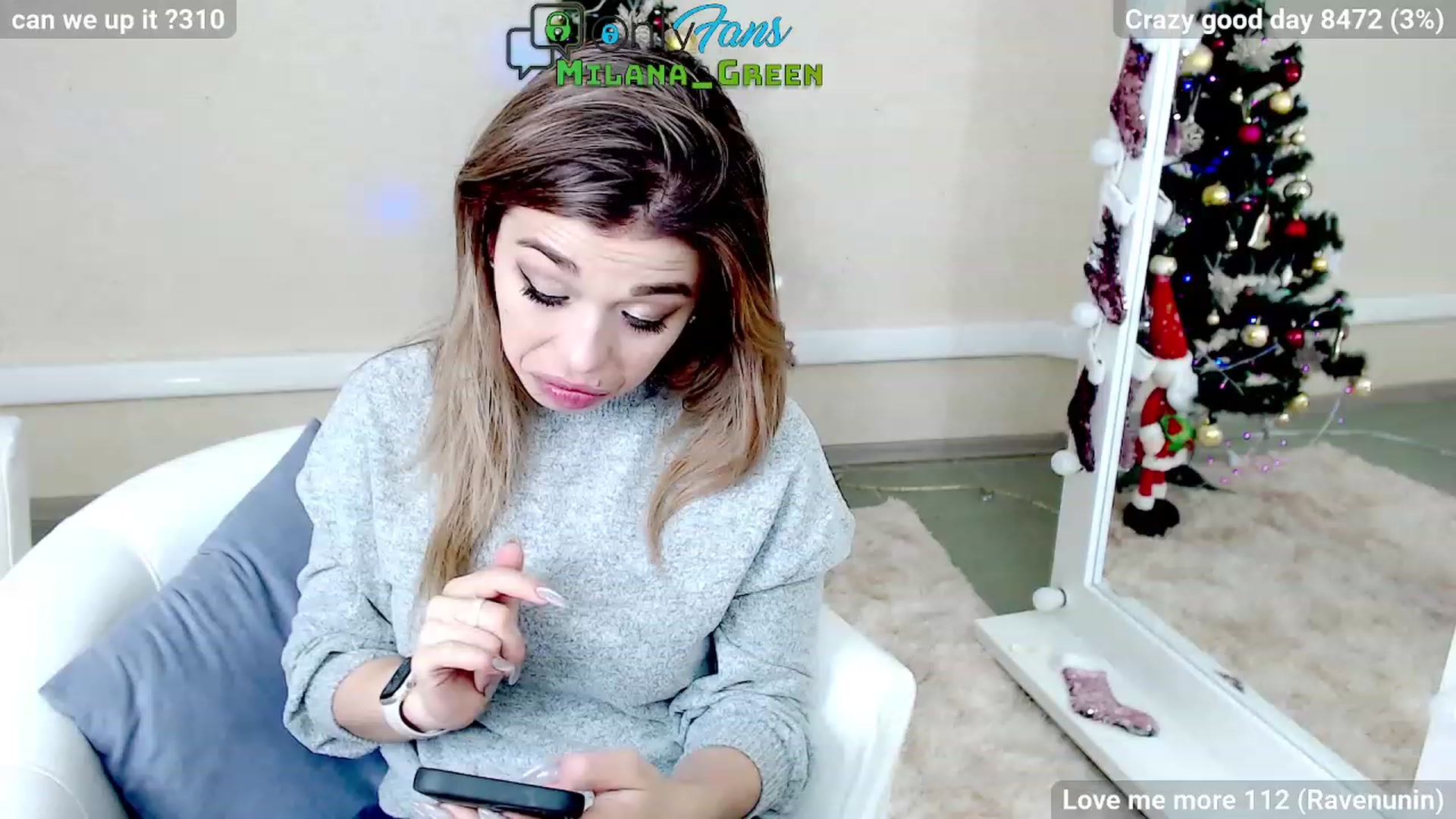 Gallery image thumbnail from MilanaGreen's myfreecams stream on, 12/26/2022, 12:13 image 2 of 20