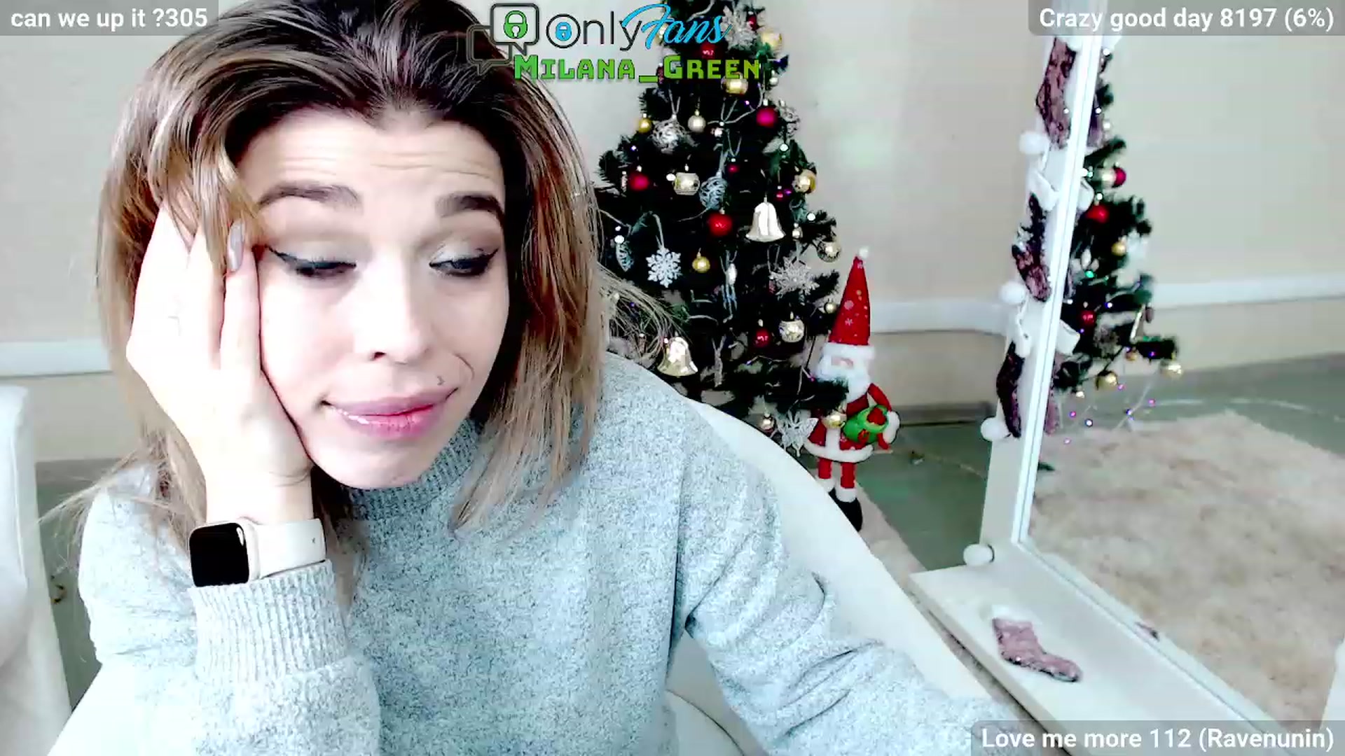 Gallery image thumbnail from MilanaGreen's myfreecams stream on, 12/26/2022, 13:46 image 8 of 20