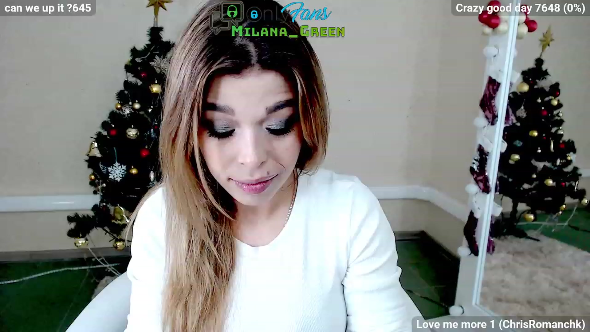 Gallery image thumbnail from MilanaGreen's myfreecams stream on, 01/05/2023, 12:33 image 13 of 20