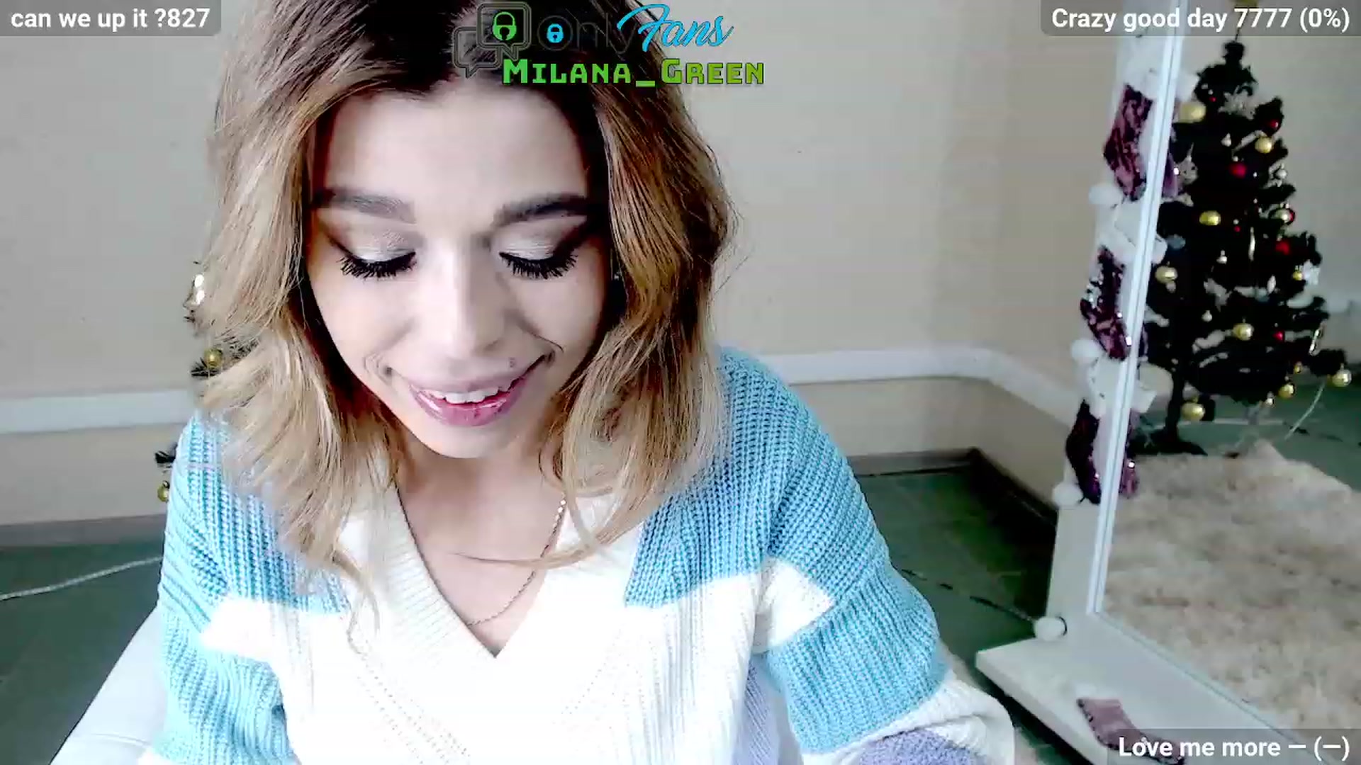 Gallery image thumbnail from MilanaGreen's myfreecams stream on, 01/08/2023, 14:21 image 1 of 20