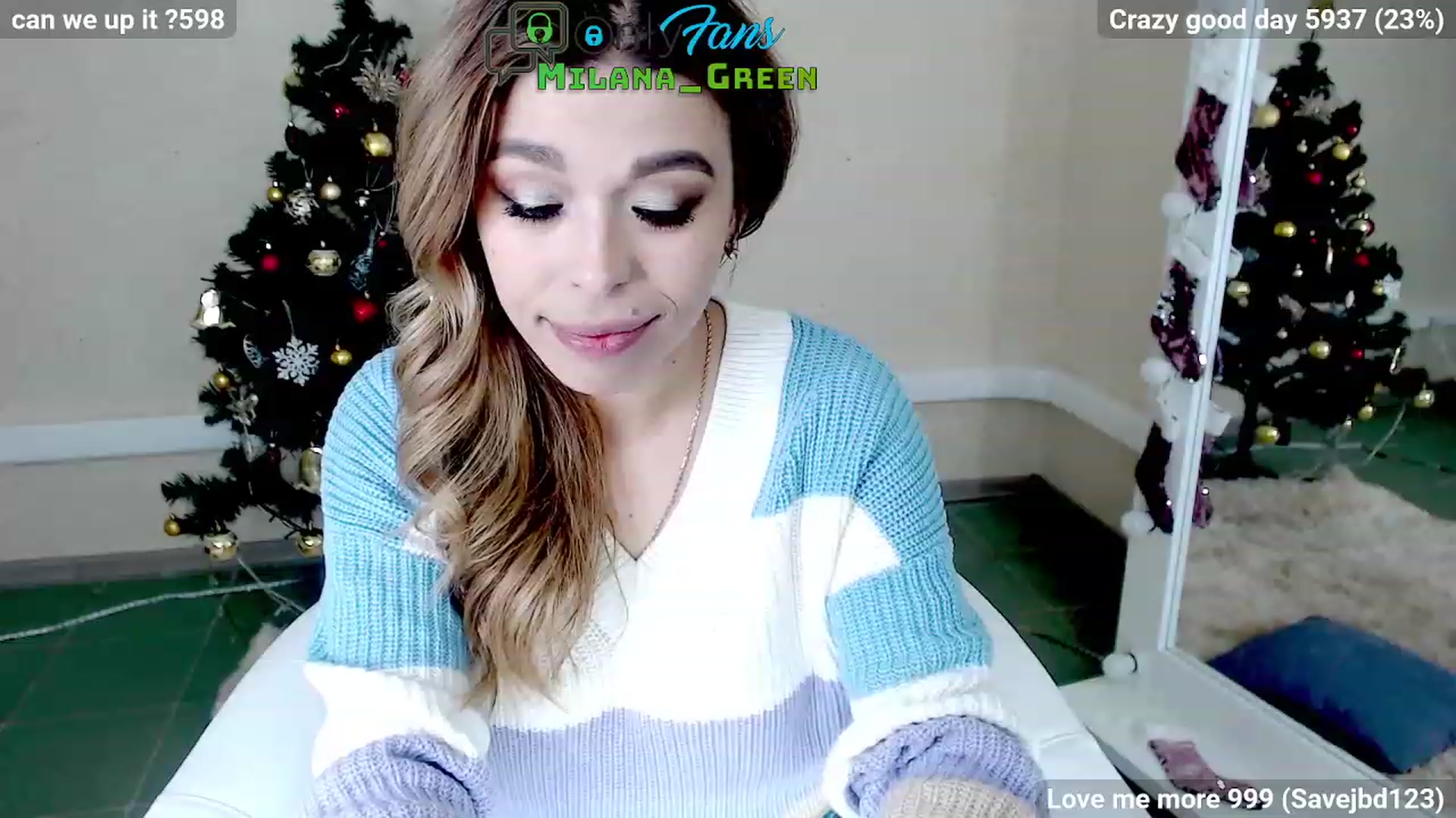 Gallery image thumbnail from MilanaGreen's myfreecams stream on, 01/08/2023, 14:21 image 12 of 20